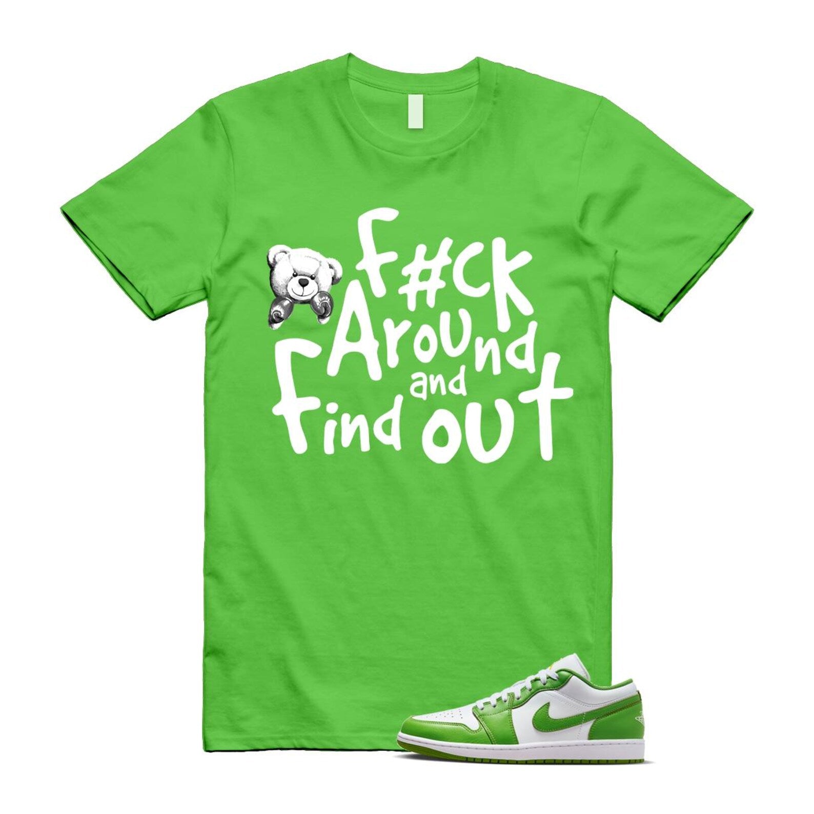 1 Chlorophyll White Lightning Low SE T Shirt Match FCK ,HF4823-100 T-Shirt, Sneaker Match Tee