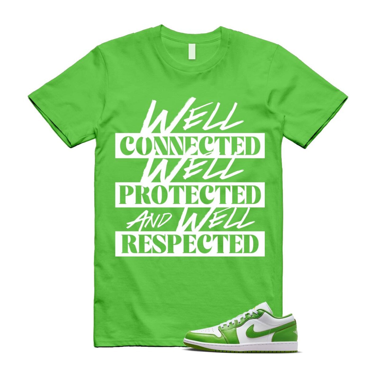 1 Chlorophyll White Lightning Low SE T Shirt Match WELL ,HF4823-100 T-Shirt, Sneaker Match Tee