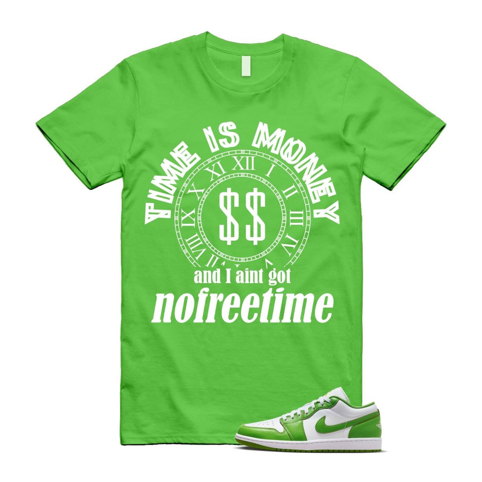 1 Chlorophyll White Lightning Low SE T Shirt Match FREE TIME ,HF4823-100 T-Shirt, Sneaker Match Tee
