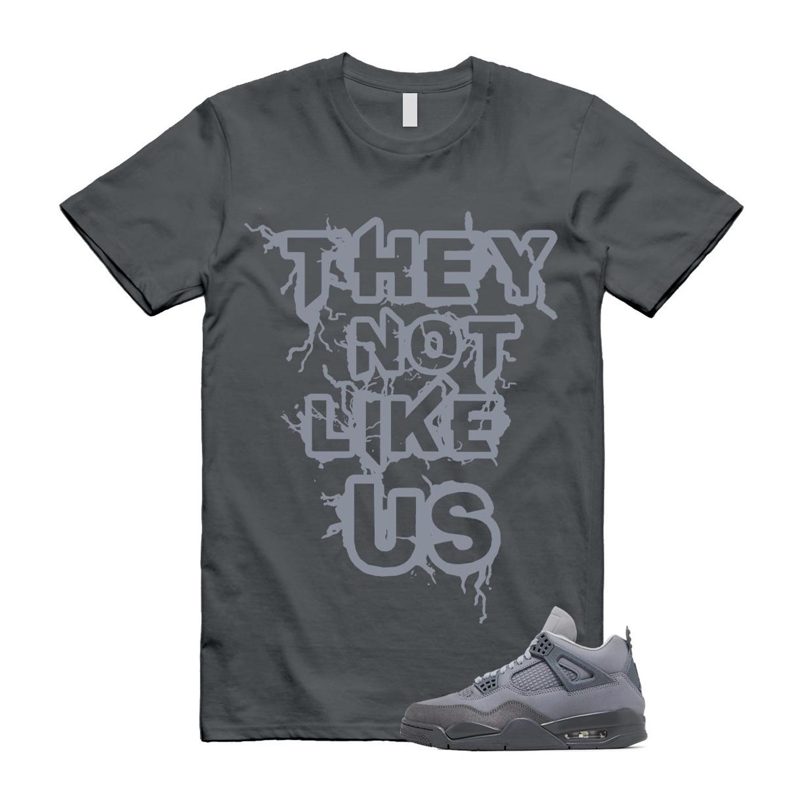 4 Wet Cement Smoke Iron Grey Retro SE T Shirt Match US ,FQ7928-001 T-Shirt, Sneaker Match Tee