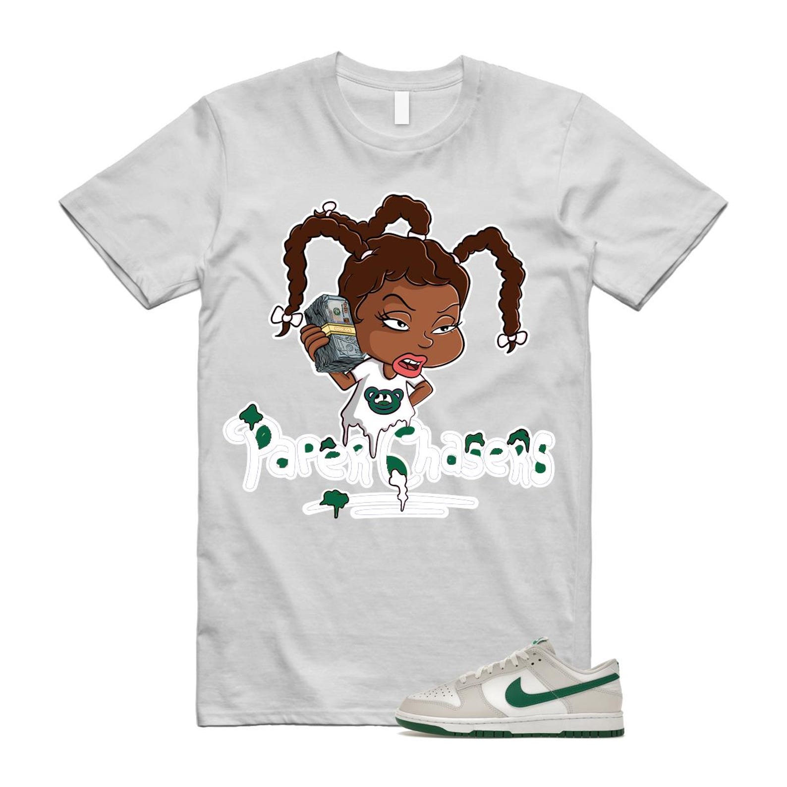 Dunk Summit White Malachite Low Retro T Shirt Match PC ,DV0831-107 T-Shirt, Sneaker Match Tee