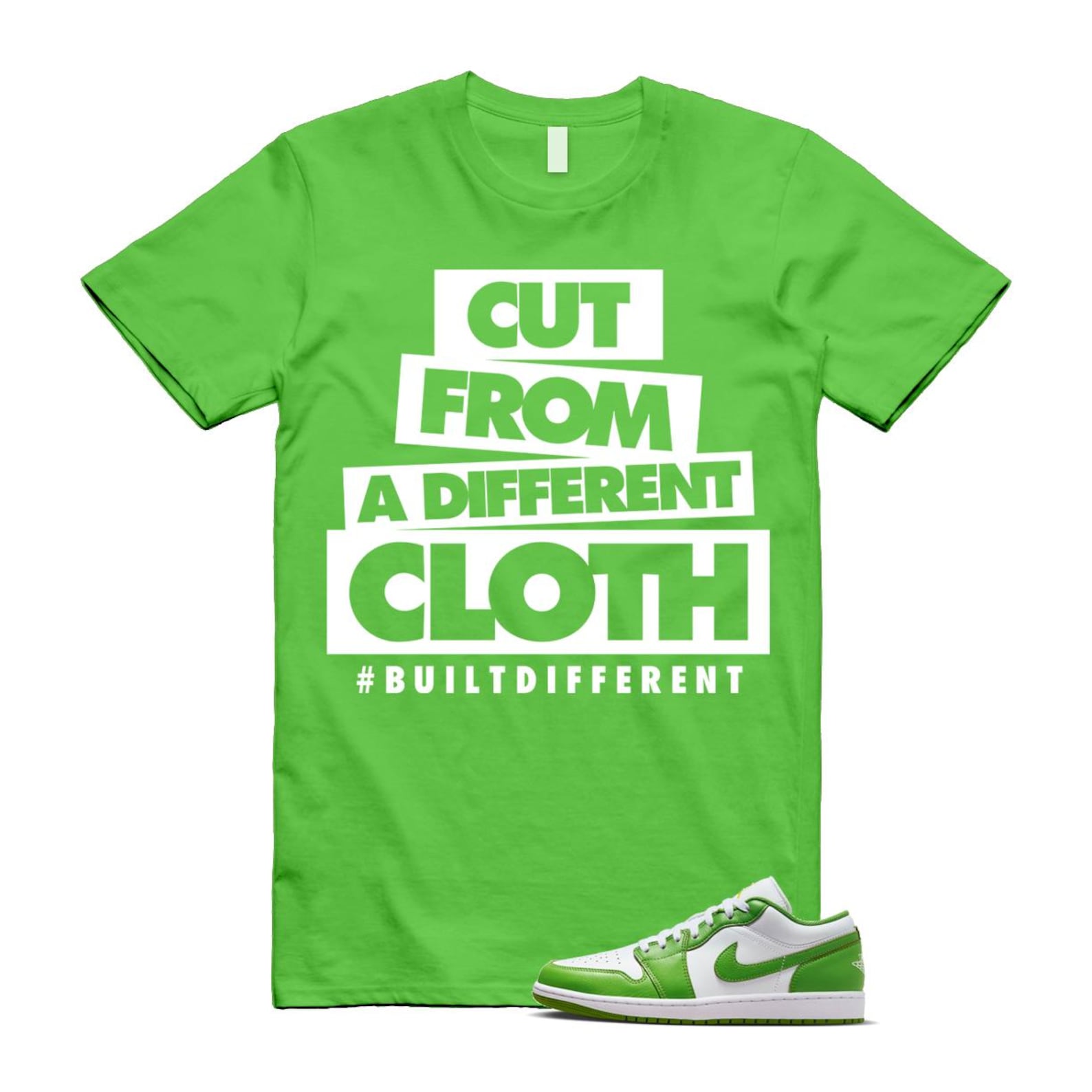 1 Chlorophyll White Lightning Low SE T Shirt Match CLOTH ,HF4823-100 T-Shirt, Sneaker Match Tee