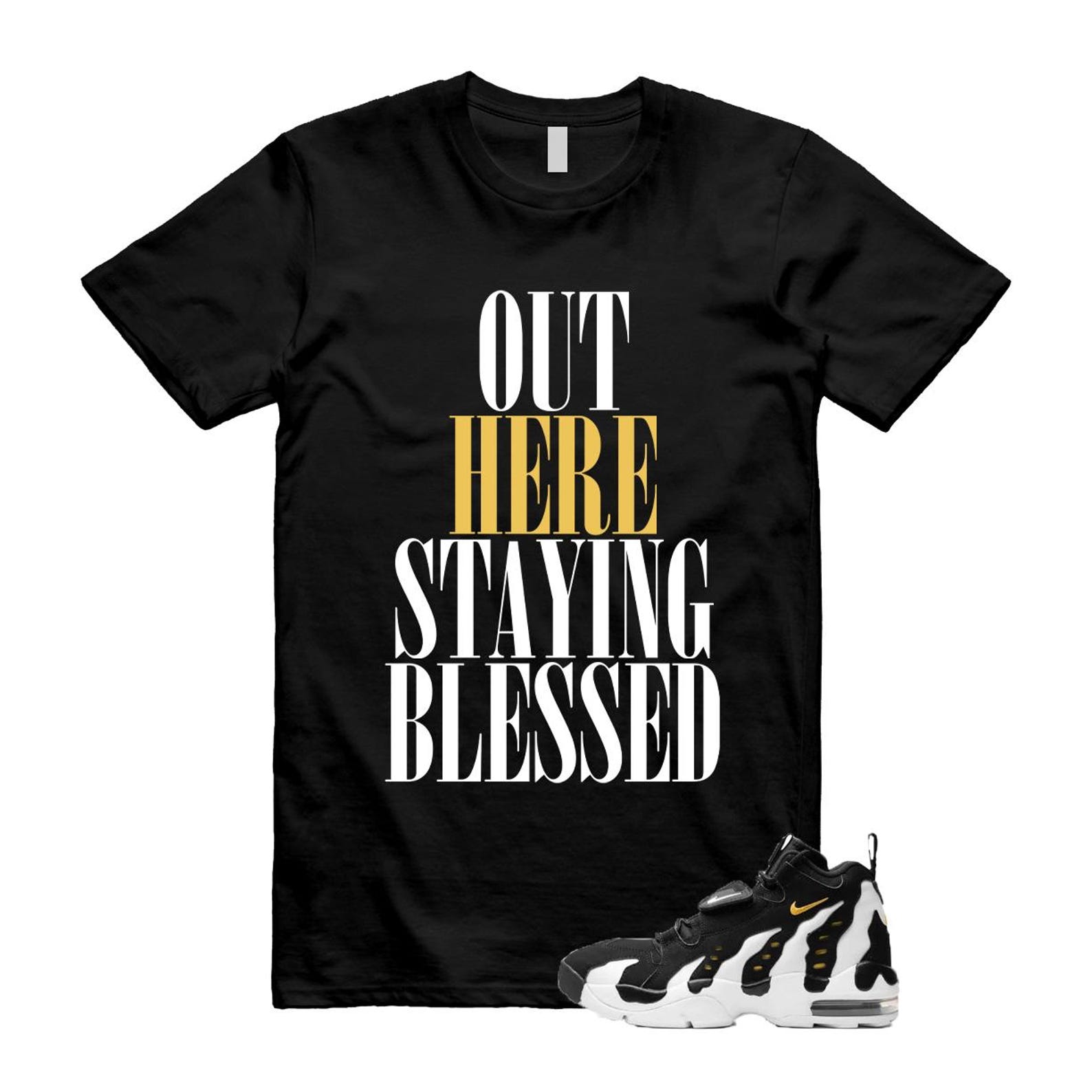 Air DT Max 96 Black White Varsity Maize T Shirt Match STAYBLS ,HM8249-001 T-Shirt, Sneaker Match Tee