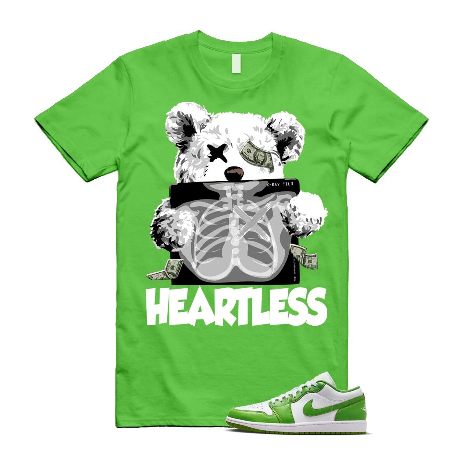 1 Chlorophyll White Lightning Low SE T Shirt Match HEART ,HF4823-100 T-Shirt, Sneaker Match Tee