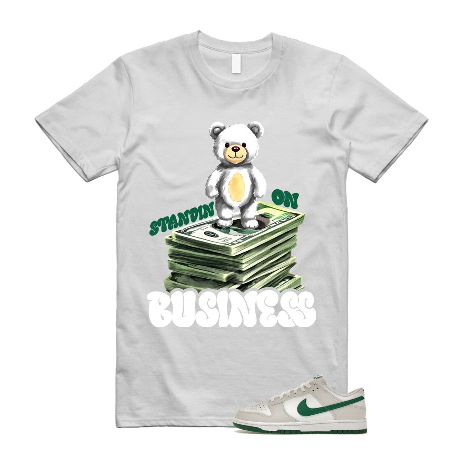 Dunk Summit White Malachite Low Retro T Shirt Match SB2 ,DV0831-107 T-Shirt, Sneaker Match Tee