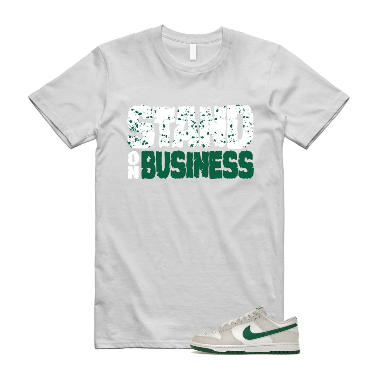Dunk Summit White Malachite Low Retro T Shirt Match Stand On Business ,DV0831-107 T-Shirt, Sneaker Match Tee