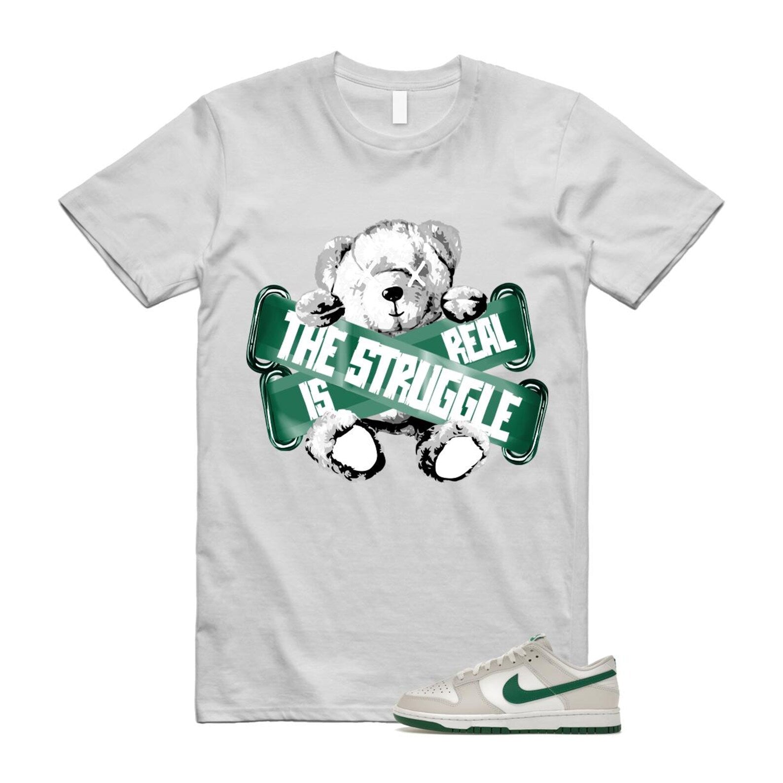Dunk Summit White Malachite Low Retro T Shirt Match TSIR ,DV0831-107 T-Shirt, Sneaker Match Tee