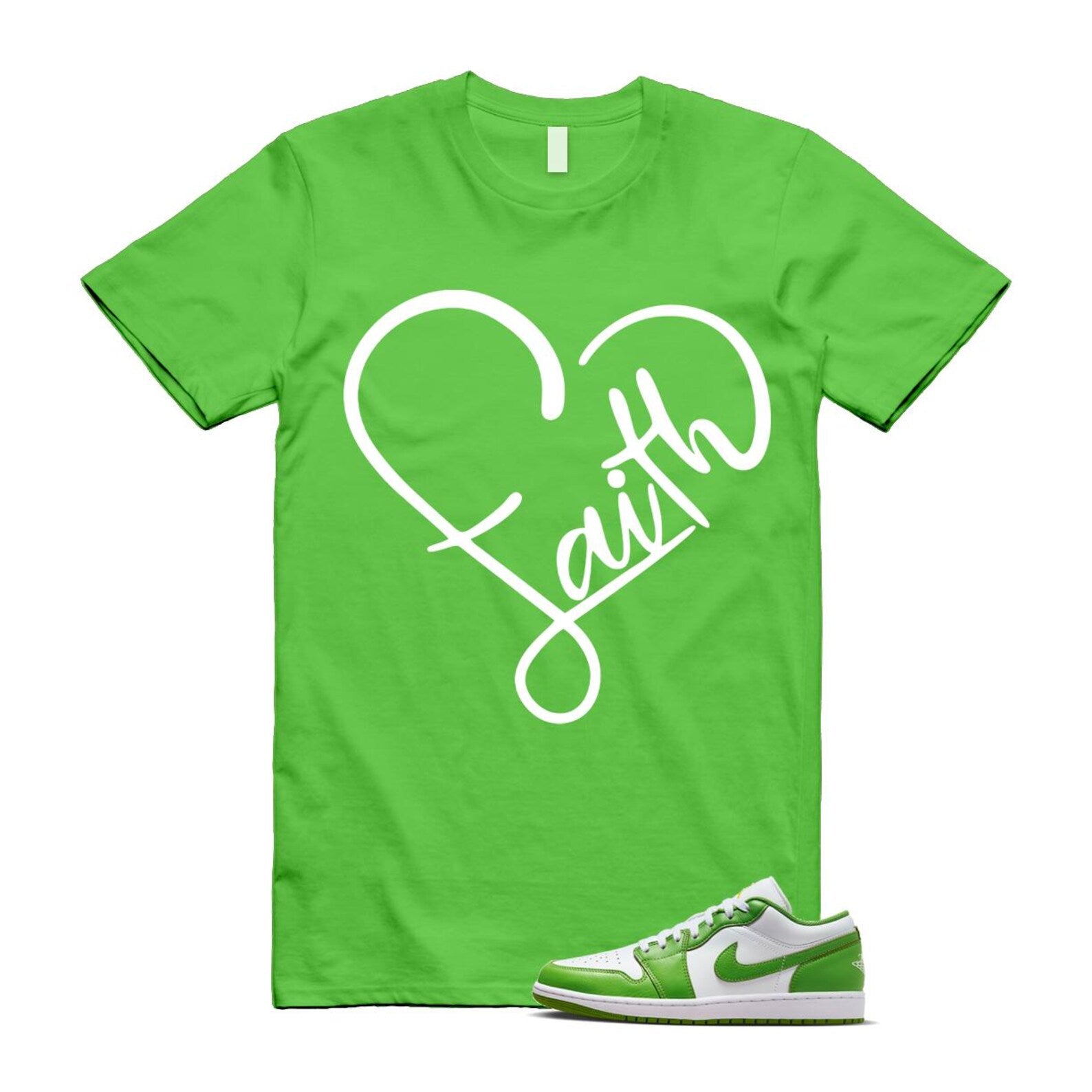 1 Chlorophyll White Lightning Low SE T Shirt Match FAITH ,HF4823-100 T-Shirt, Sneaker Match Tee