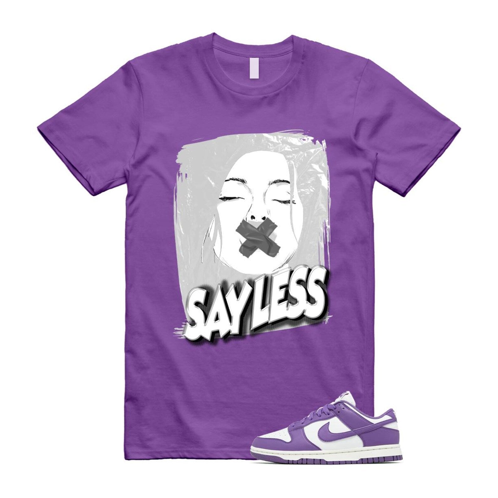 Dunk Black Raspberry Low Next Nature Summit White Sail T Shirt Match SL ,DD1873-108 T-Shirt, Sneaker Match Tee