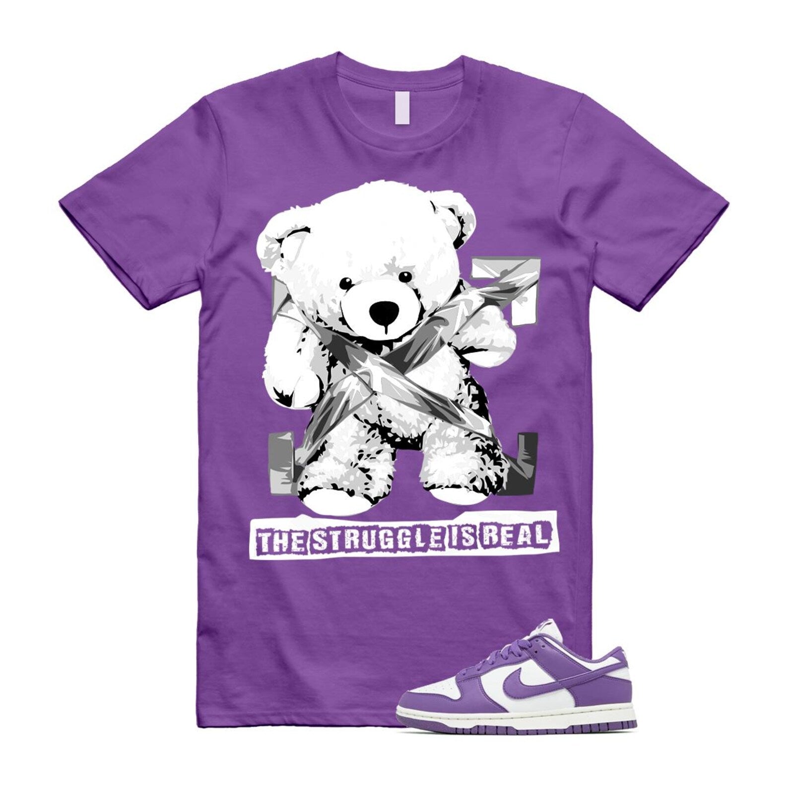 Dunk Black Raspberry Low Next Nature Summit White Sail T Shirt Match STRUG ,DD1873-108 T-Shirt, Sneaker Match Tee