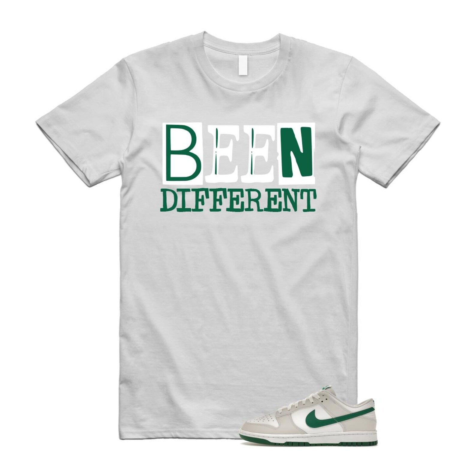 Dunk Summit White Malachite Low Retro T Shirt Match BEEN ,DV0831-107 T-Shirt, Sneaker Match Tee