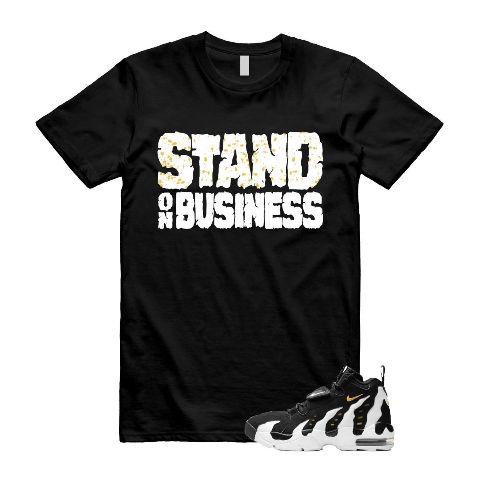 Air DT Max 96 Black White Varsity Maize T Shirt Match Stand On Business ,HM8249-001 T-Shirt, Sneaker Match Tee