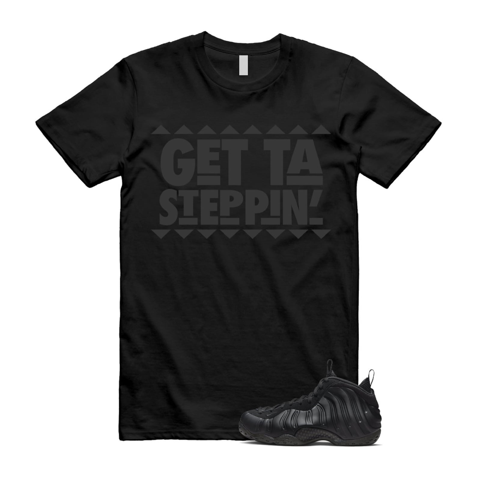 Foamposite Anthracite Air One Black T Shirt Match GET ,FD5855-001 T-Shirt, Sneaker Match Tee