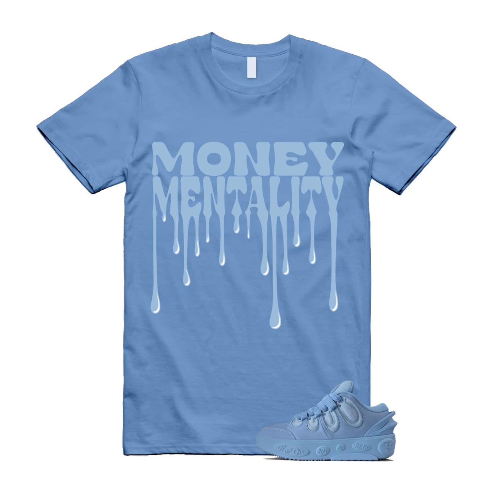 LaMelo Ball Amour 1 of 1 Team Light Blue T Shirt Match MENTALITY ,310872-01 T-Shirt, Sneaker Match Tee