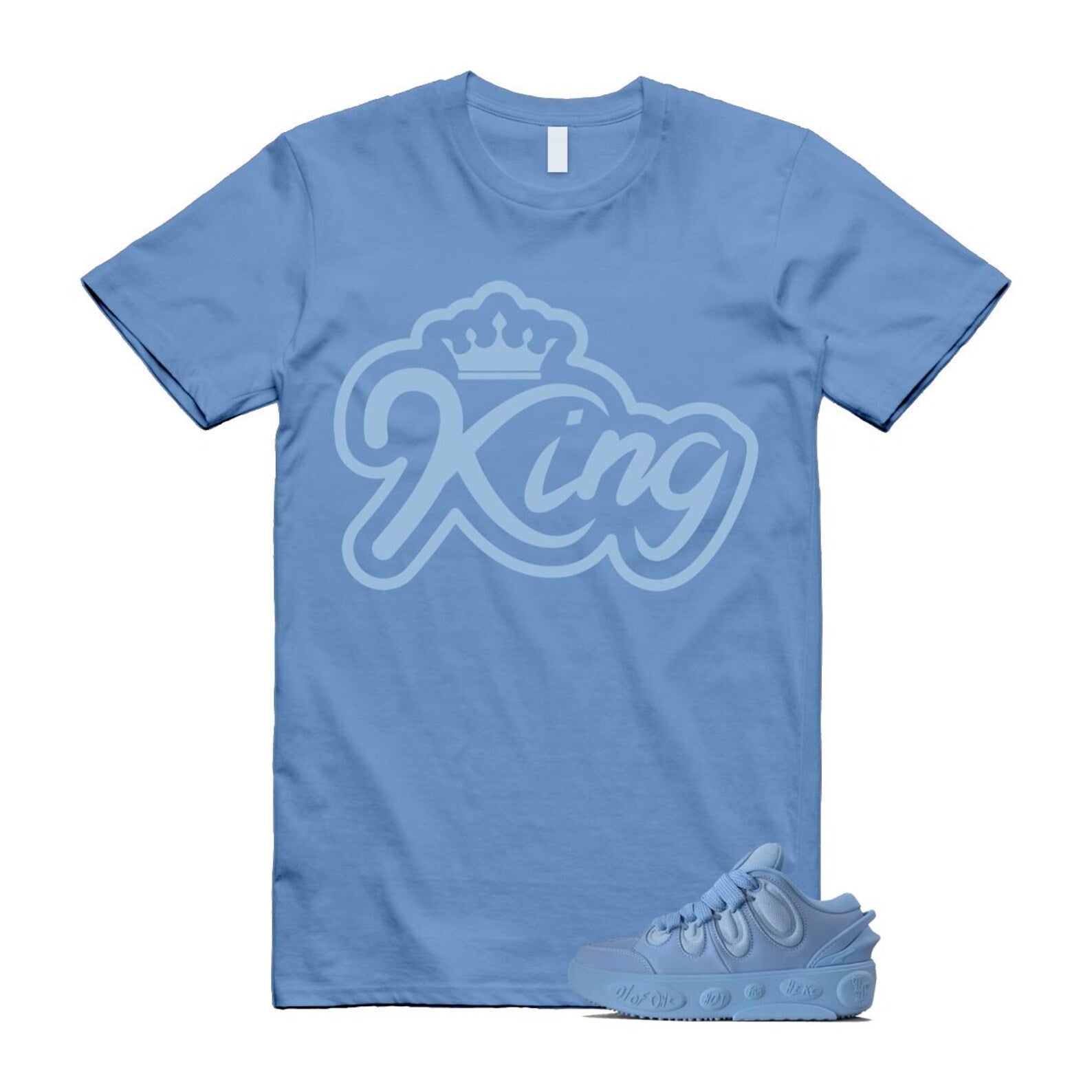 LaMelo Ball Amour 1 of 1 Team Light Blue T Shirt Match K2 ,310872-01 T-Shirt, Sneaker Match Tee