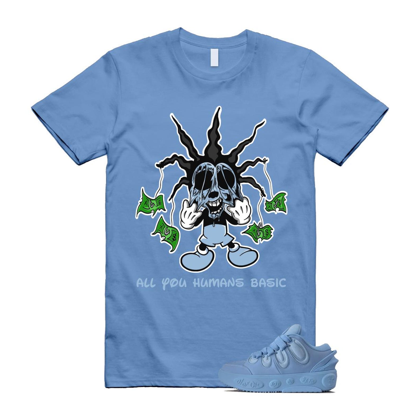 LaMelo Ball Amour 1 of 1 Team Light Blue T Shirt Match HOOK ,310872-01 T-Shirt, Sneaker Match Tee