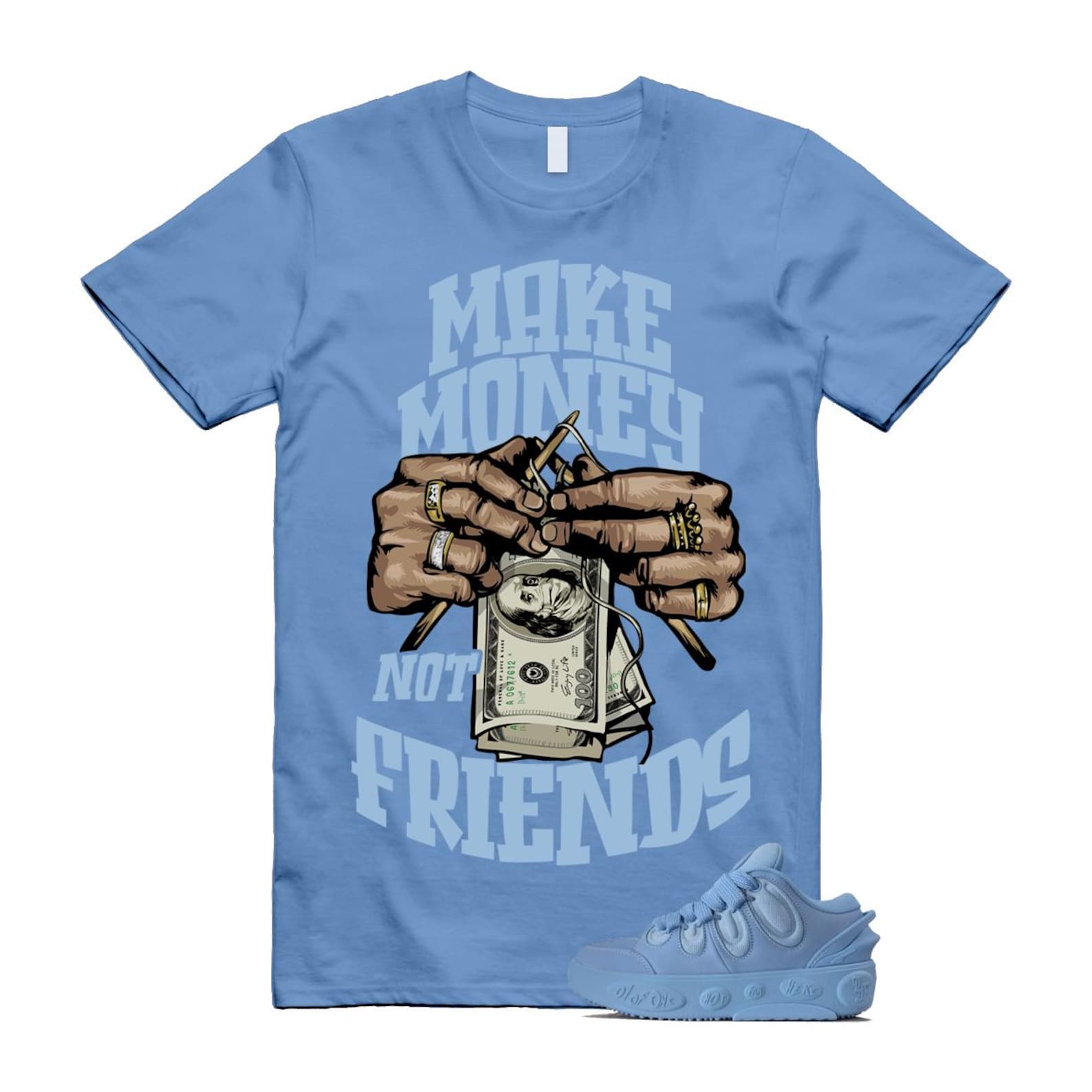 LaMelo Ball Amour 1 of 1 Team Light Blue T Shirt Match MM ,310872-01 T-Shirt, Sneaker Match Tee