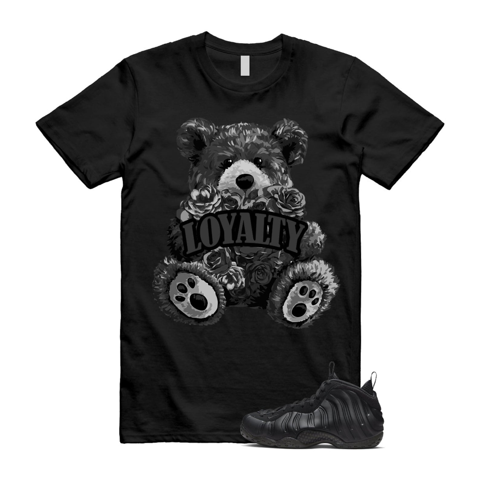 Foamposite Anthracite Air One Black T Shirt Match LYLTY ,FD5855-001 T-Shirt, Sneaker Match Tee