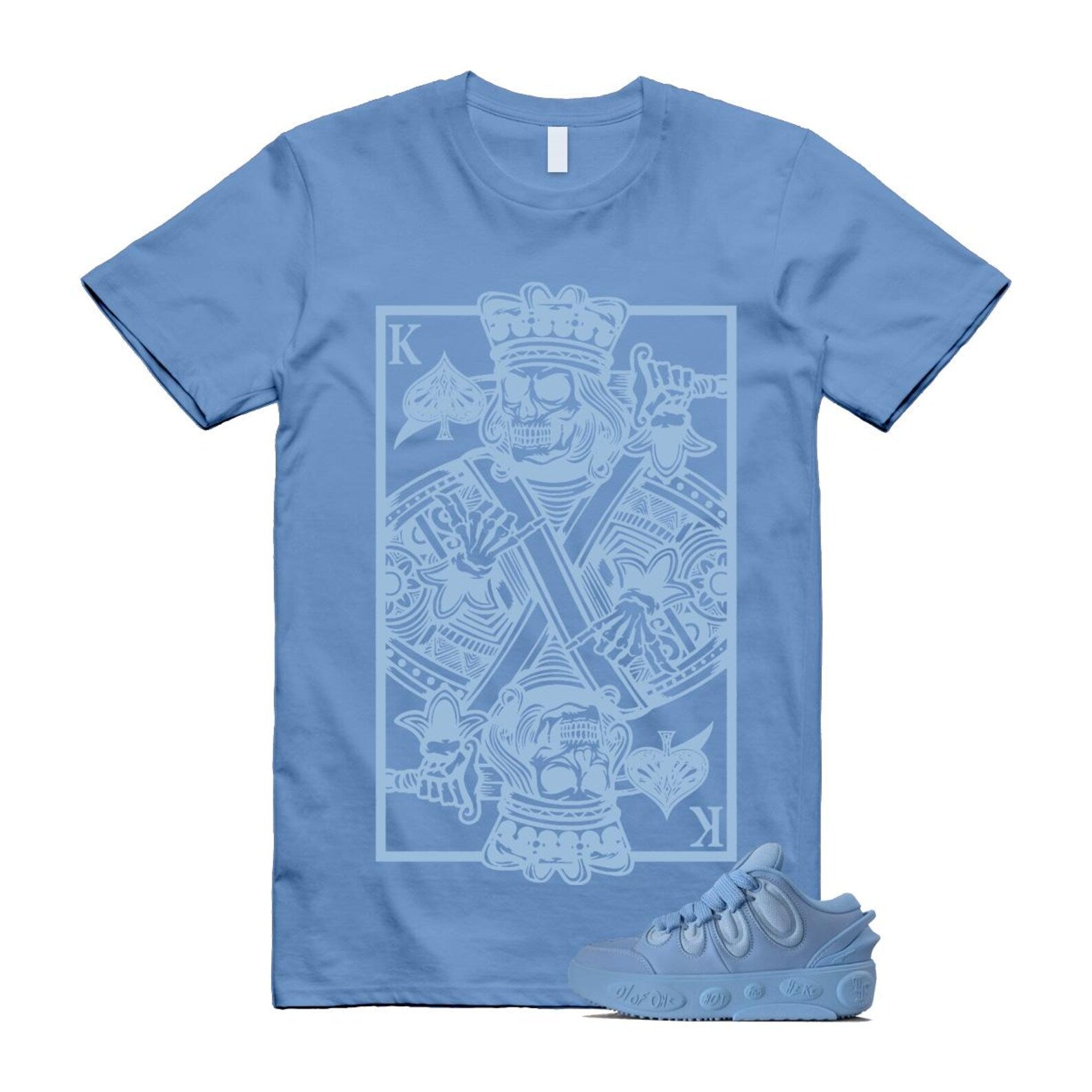 LaMelo Ball Amour 1 of 1 Team Light Blue T Shirt Match KC ,310872-01 T-Shirt, Sneaker Match Tee