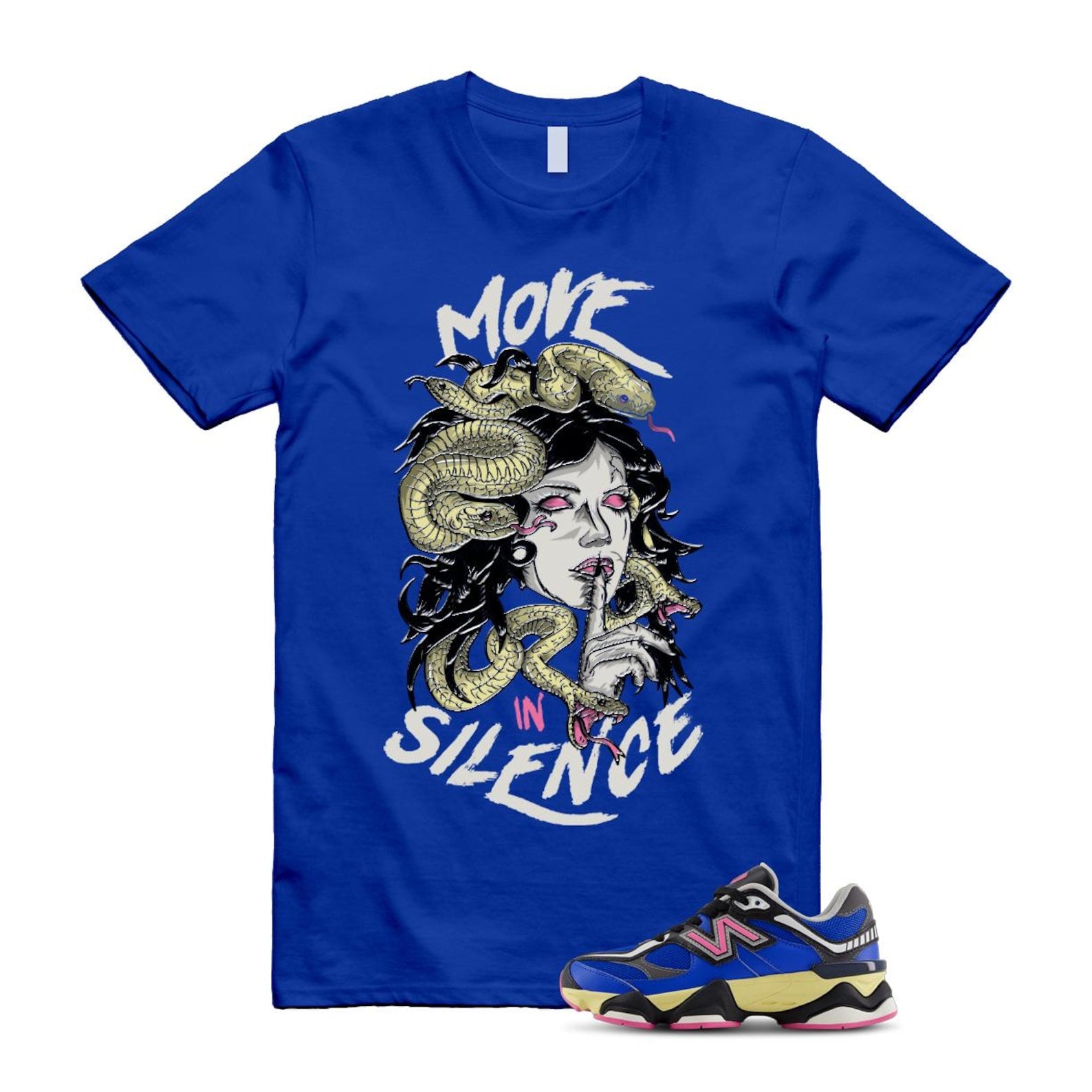 9060 Blue Oasis Real Pink Black T Shirt Match MIS ,GC9060BP T-Shirt, Sneaker Match Tee