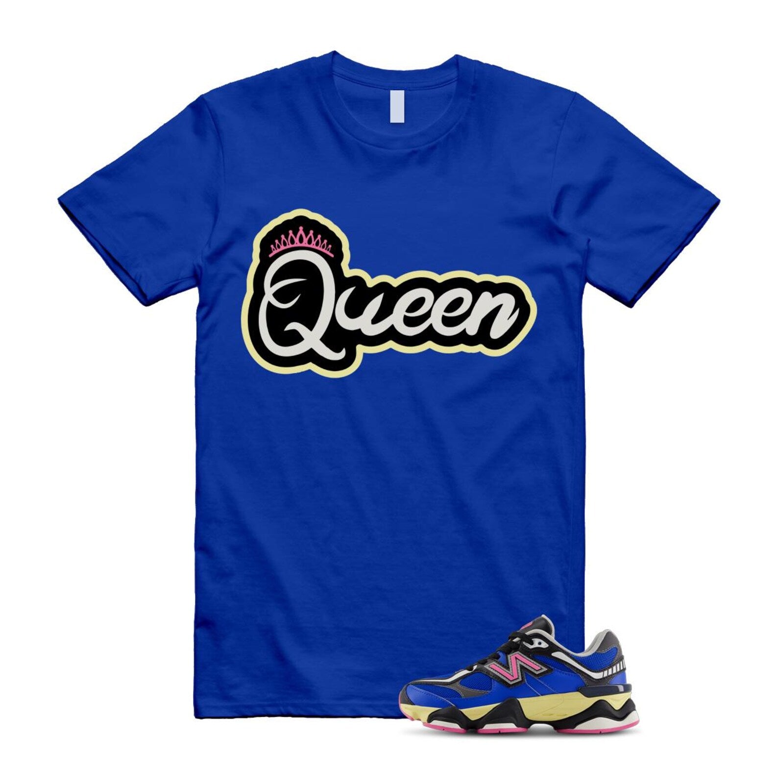 9060 Blue Oasis Real Pink Black T Shirt Match Q2 ,GC9060BP T-Shirt, Sneaker Match Tee