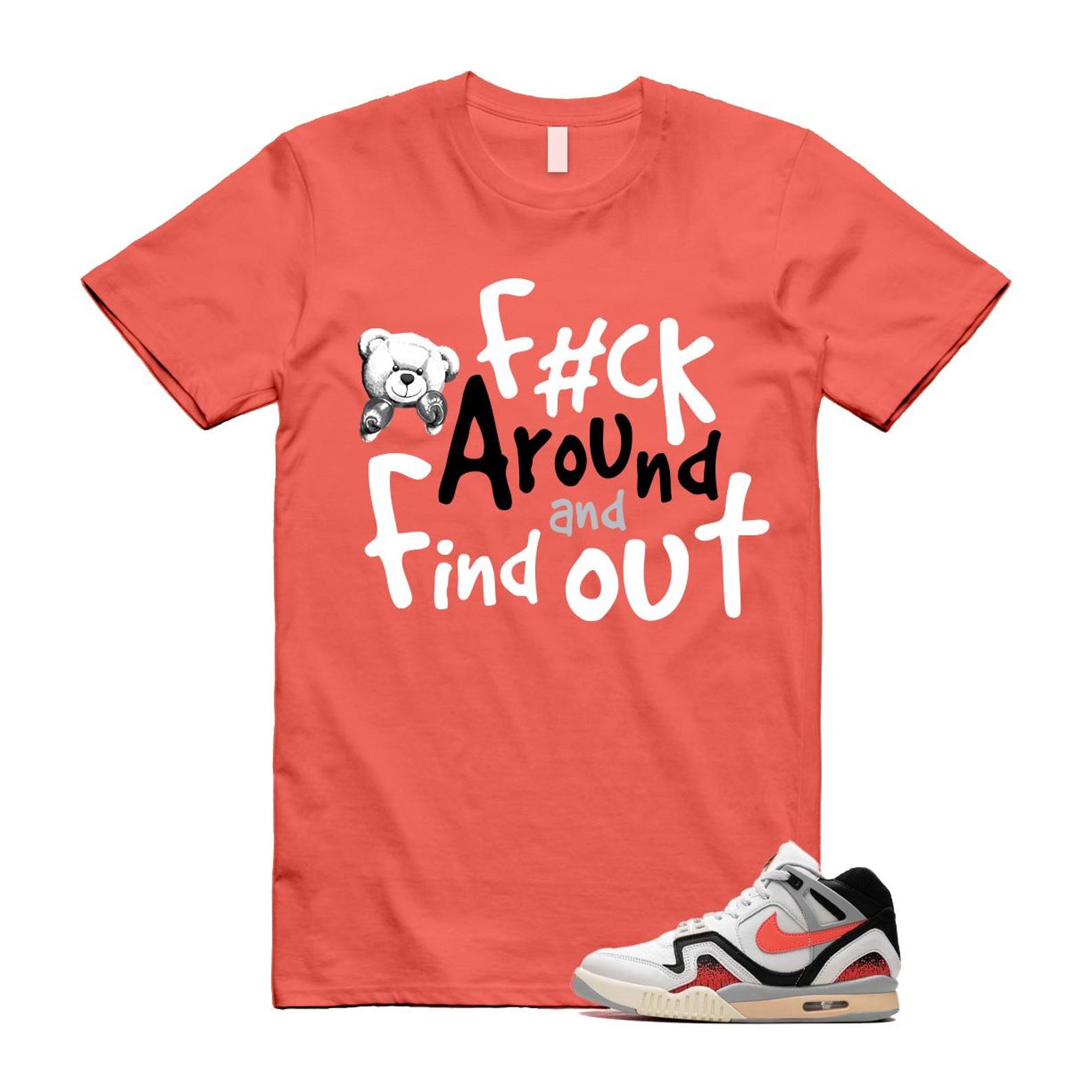 Hot Lava Air Tech Challenge II Phantom Black Pale Ivory T Shirt Match FCK ,FZ9033-001 T-Shirt, Sneaker Match Tee