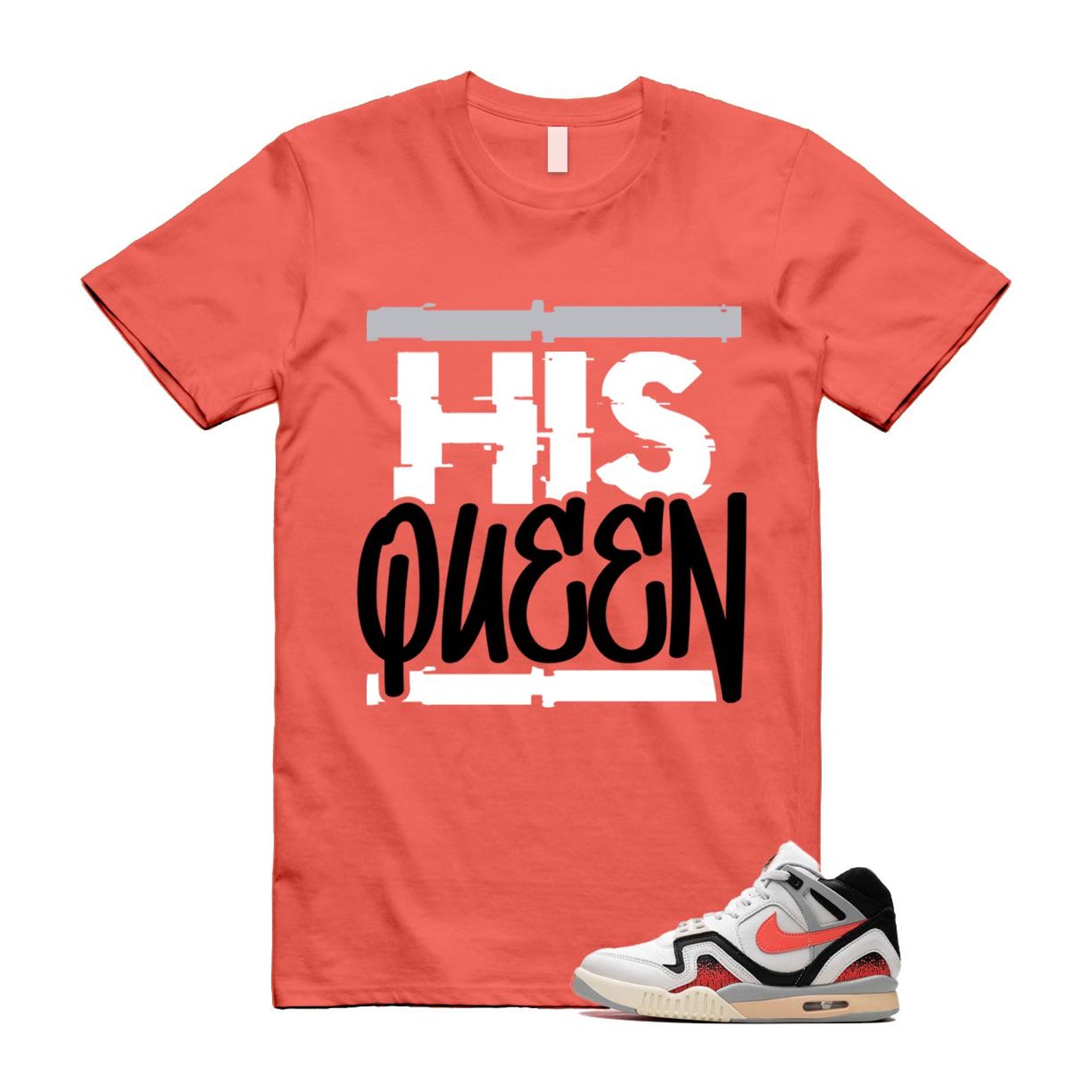 Hot Lava Air Tech Challenge II Phantom Black Pale Ivory T Shirt Match HQ ,FZ9033-001 T-Shirt, Sneaker Match Tee