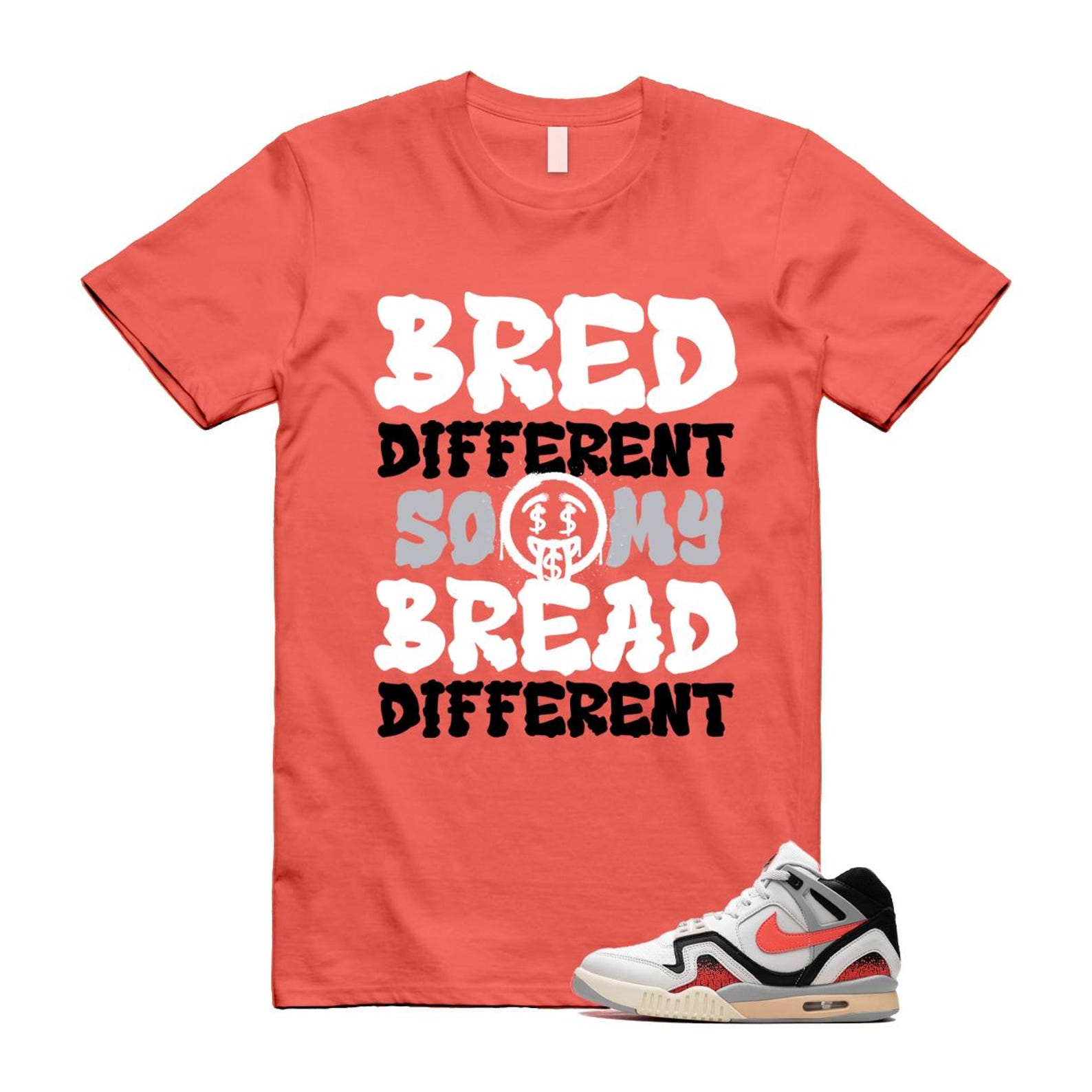 Hot Lava Air Tech Challenge II Phantom Black Pale Ivory T Shirt Match BDBD ,FZ9033-001 T-Shirt, Sneaker Match Tee