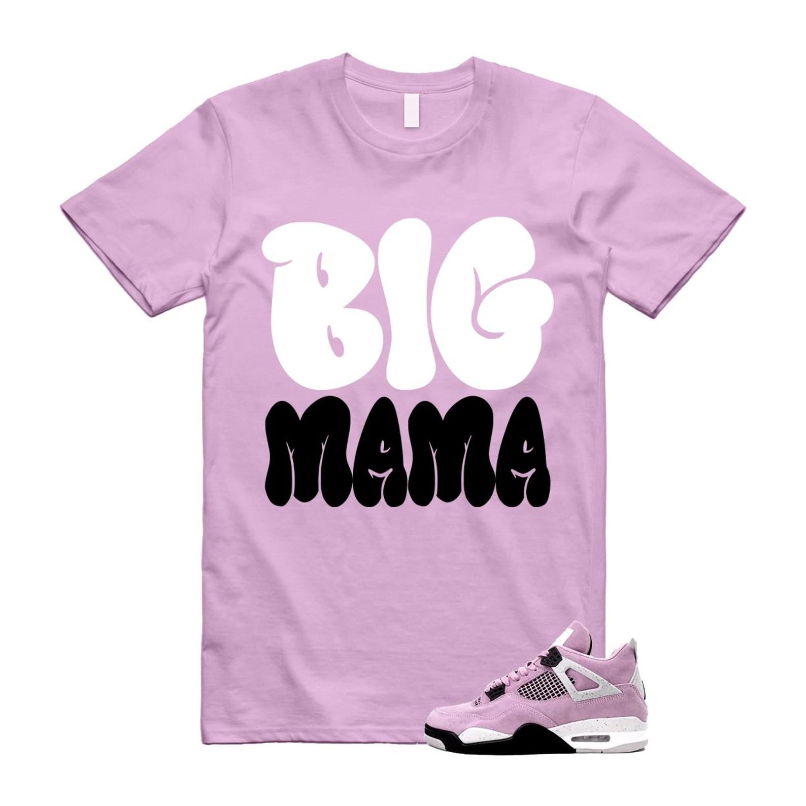 4 Orchid Neutral Grey Black White T Shirt Match MAMA ,AQ9129-501 T-Shirt, Sneaker Match Tee