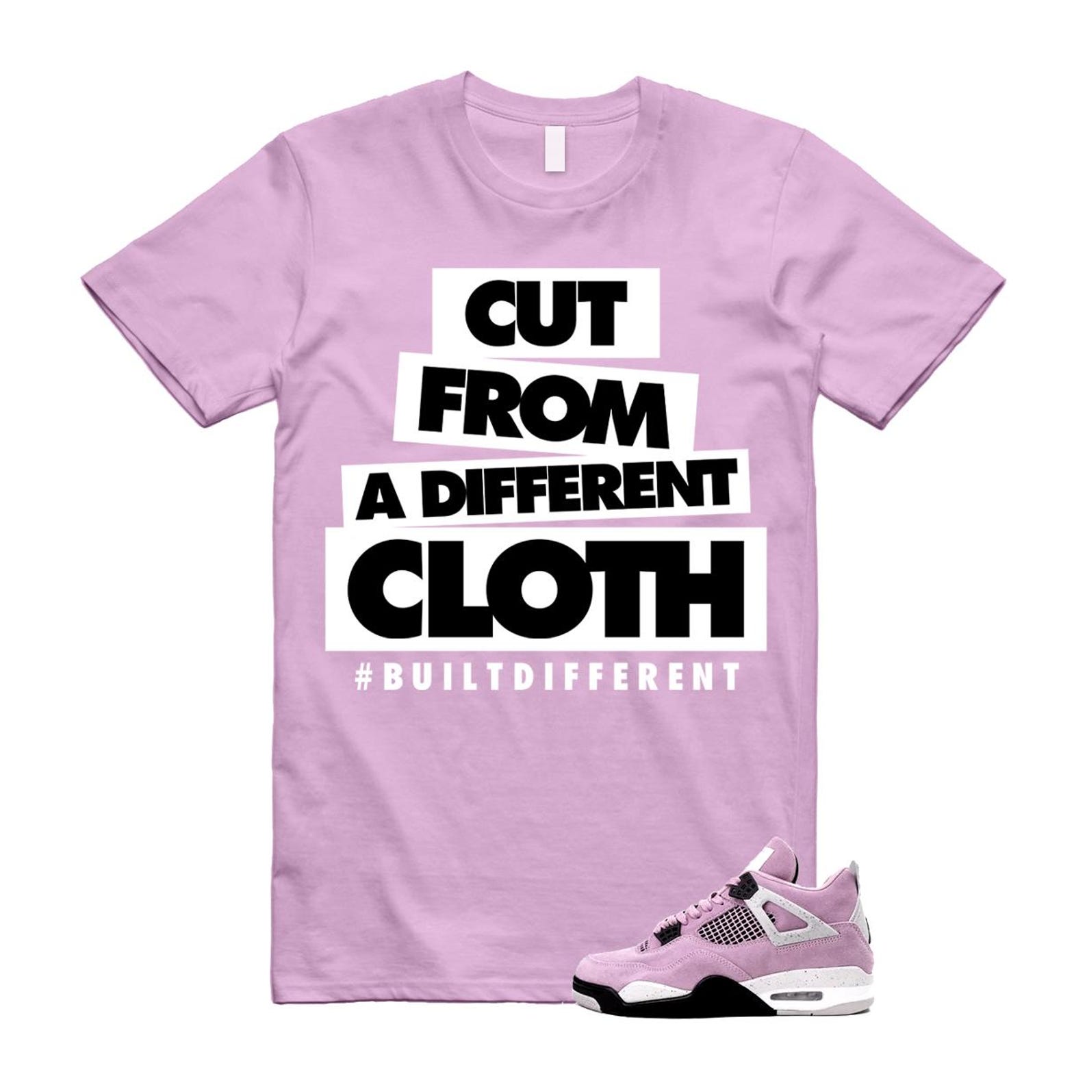 4 Orchid Neutral Grey Black White T Shirt Match CLOTH ,AQ9129-501 T-Shirt, Sneaker Match Tee