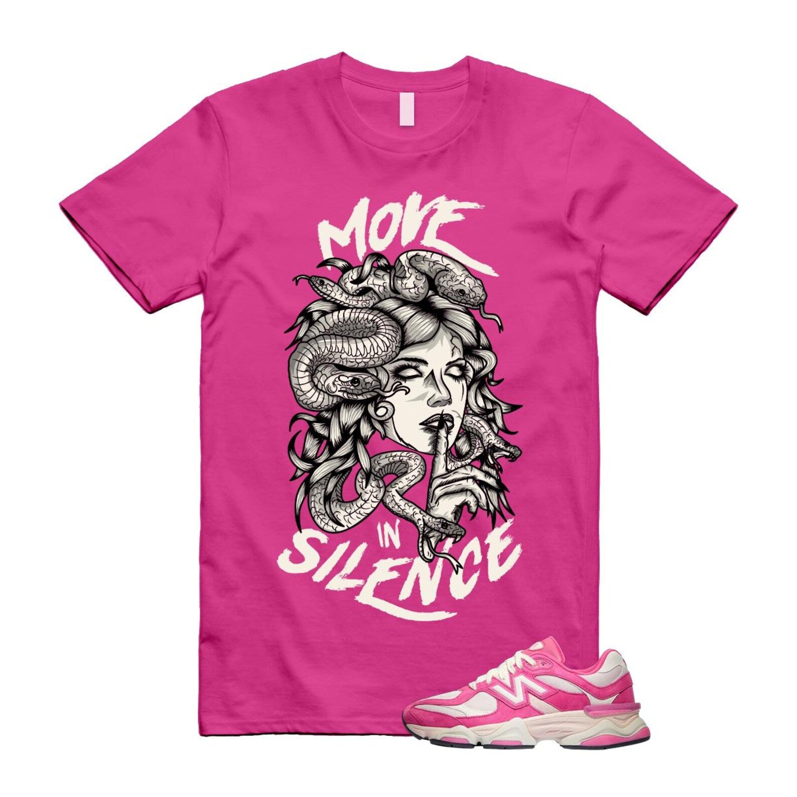 9060 Fuchsia Pink Strawberries and Cream T Shirt Match MIS ,U9060FP T-Shirt, Sneaker Match Tee