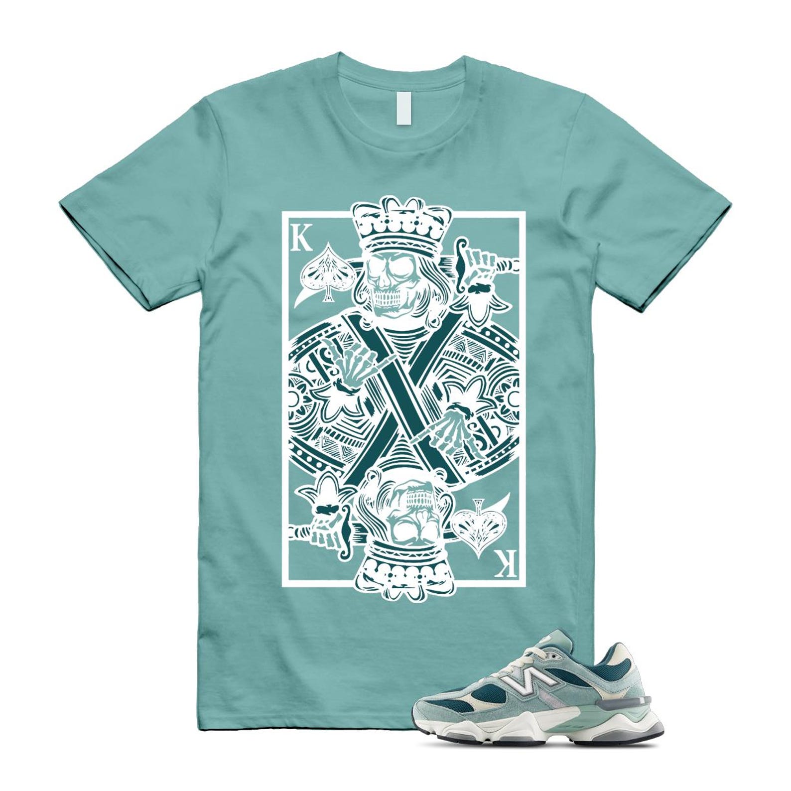 9060 Salt Marsh Green Cream Turtledove New Spruce T Shirt Match KC ,U9060FG T-Shirt, Sneaker Match Tee