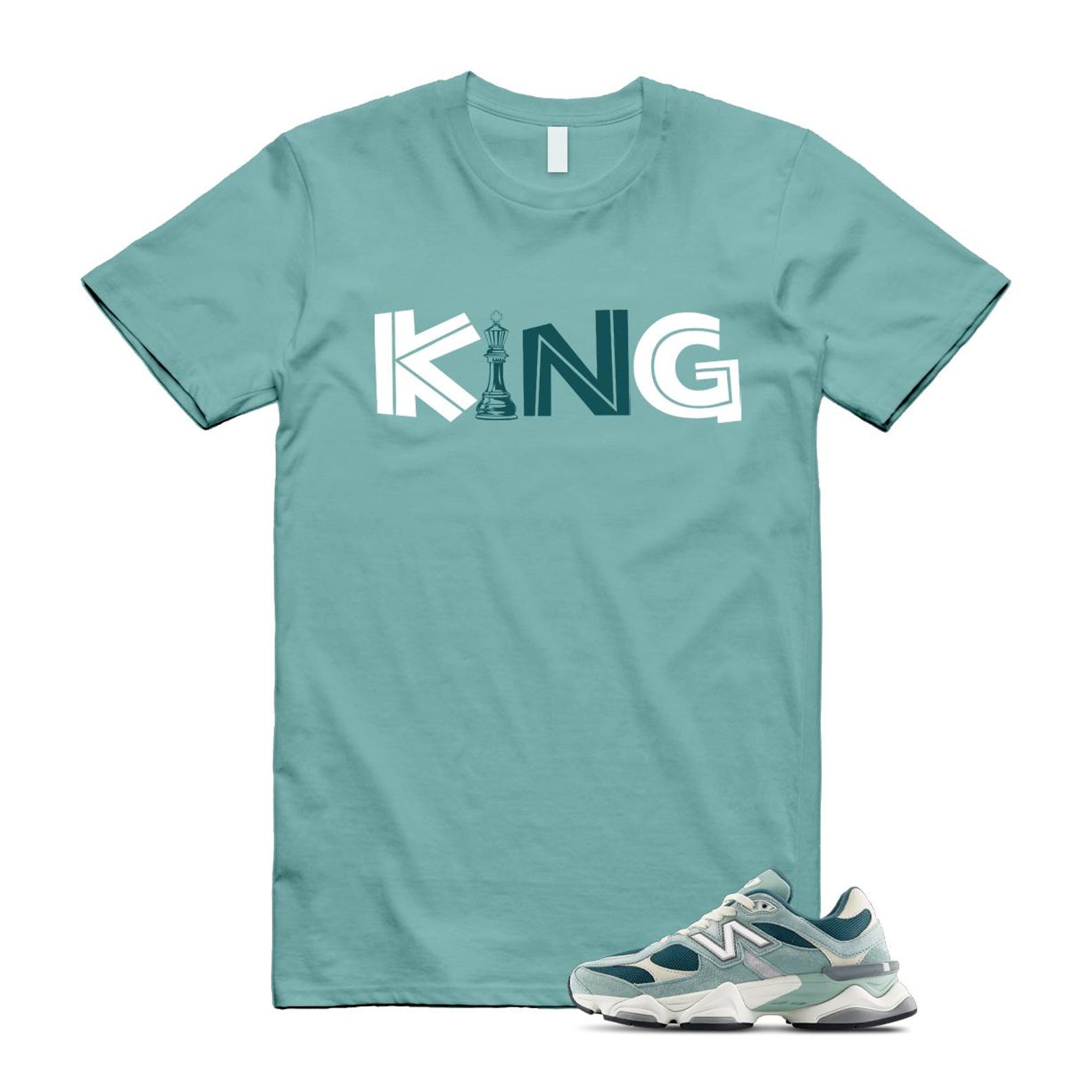 9060 Salt Marsh Green Cream Turtledove New Spruce T Shirt Match KING ,U9060FG T-Shirt, Sneaker Match Tee