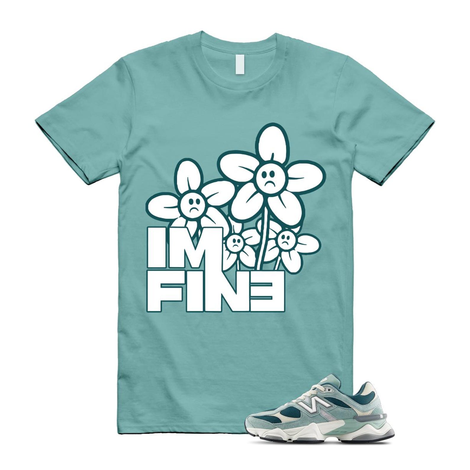 9060 Salt Marsh Green Cream Turtledove New Spruce T Shirt Match FINE ,U9060FG T-Shirt, Sneaker Match Tee