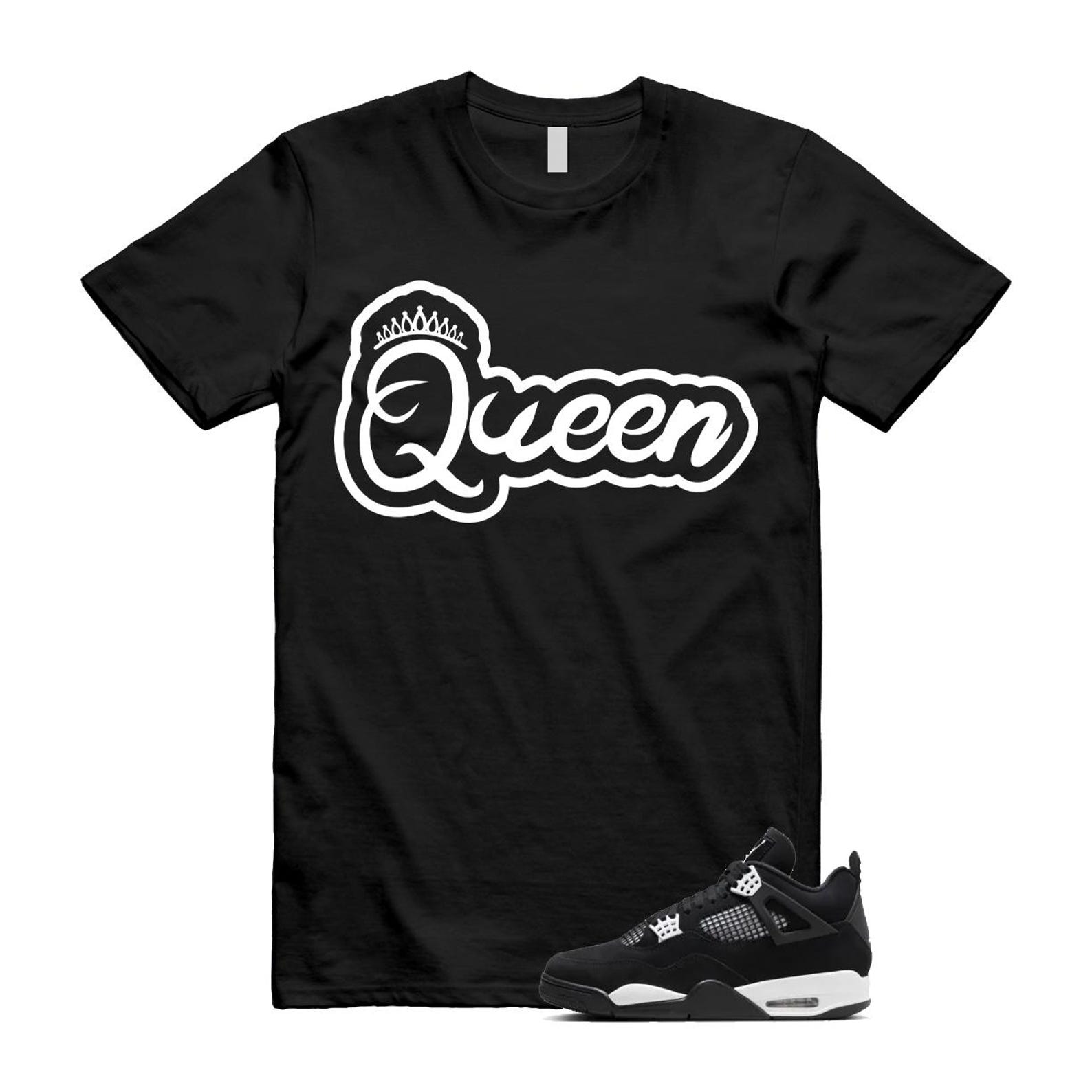 Jordan 4 Retro White Thunder T Shirt Match Q2 ,FQ8138-001 T-Shirt, Sneaker Match Tee