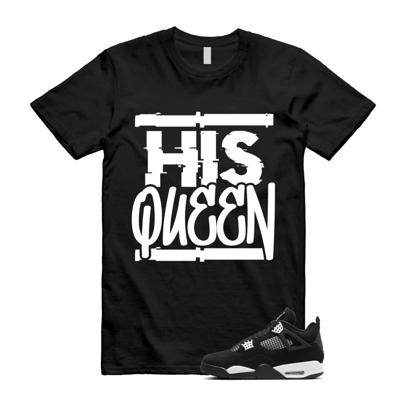 Jordan 4 Retro White Thunder T Shirt Match HQ ,FQ8138-001 T-Shirt, Sneaker Match Tee