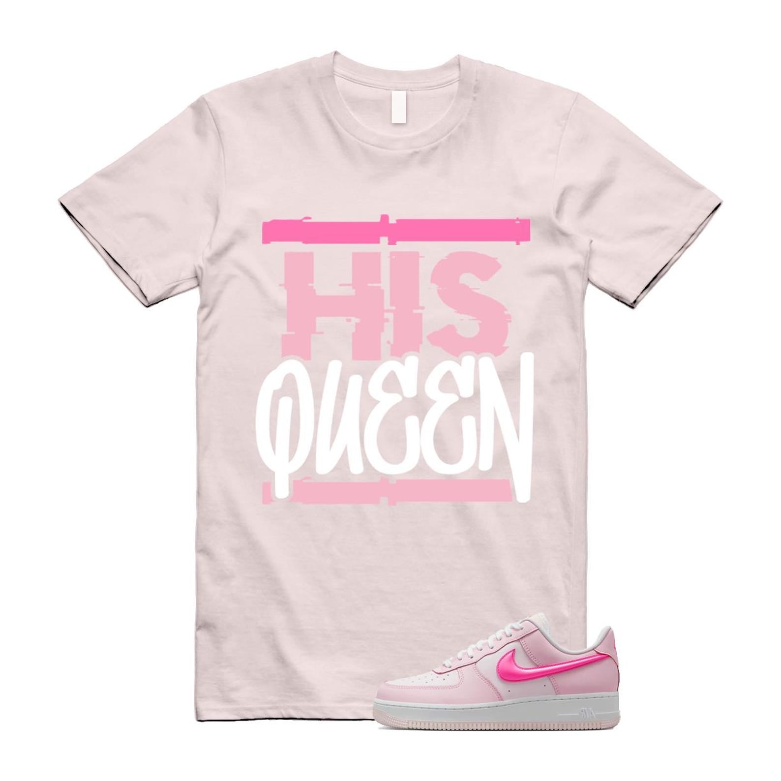Air Force 1 '07 LX Pearl Pink Paw Print White Foam Playful T Shirt Match HQ ,HM3696-661 T-Shirt, Sneaker Match Tee