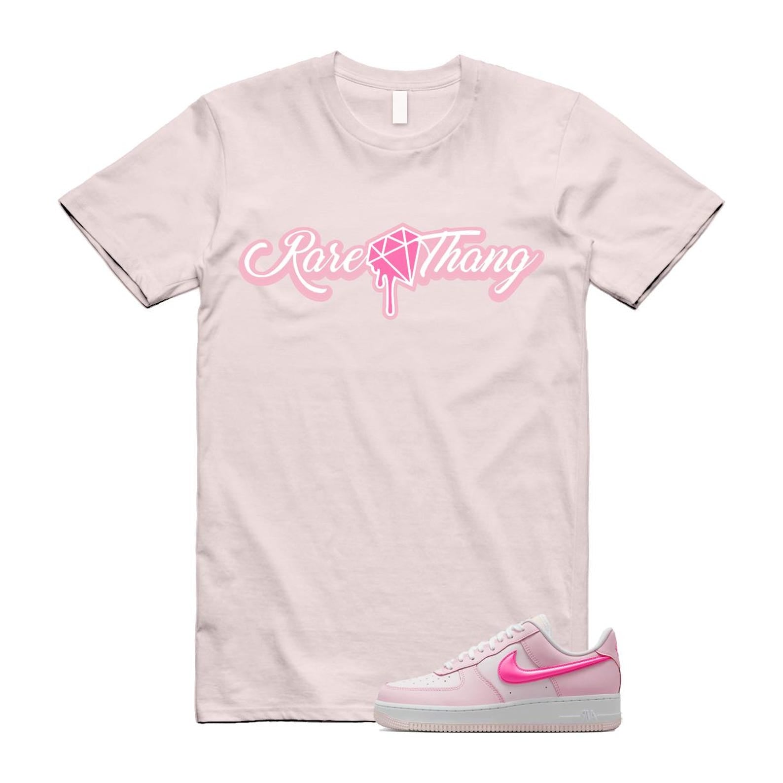Air Force 1 '07 LX Pearl Pink Paw Print White Foam Playful T Shirt Match RARE ,HM3696-661 T-Shirt, Sneaker Match Tee