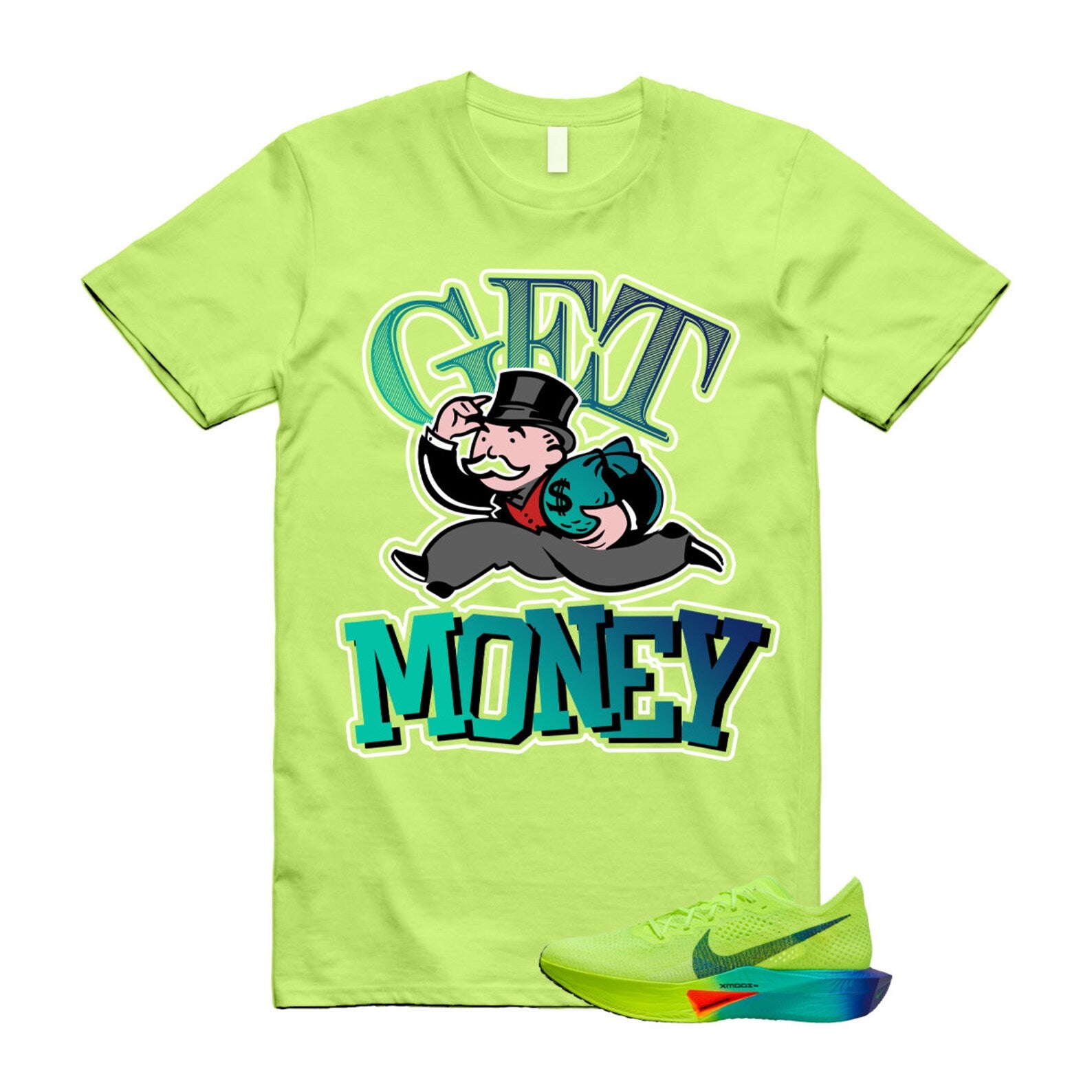 Volt Concord Air Zoom Alphafly 3 Dusty Cactus Total Orange T Shirt Match GM ,FD8311-700 T-Shirt, Sneaker Match Tee