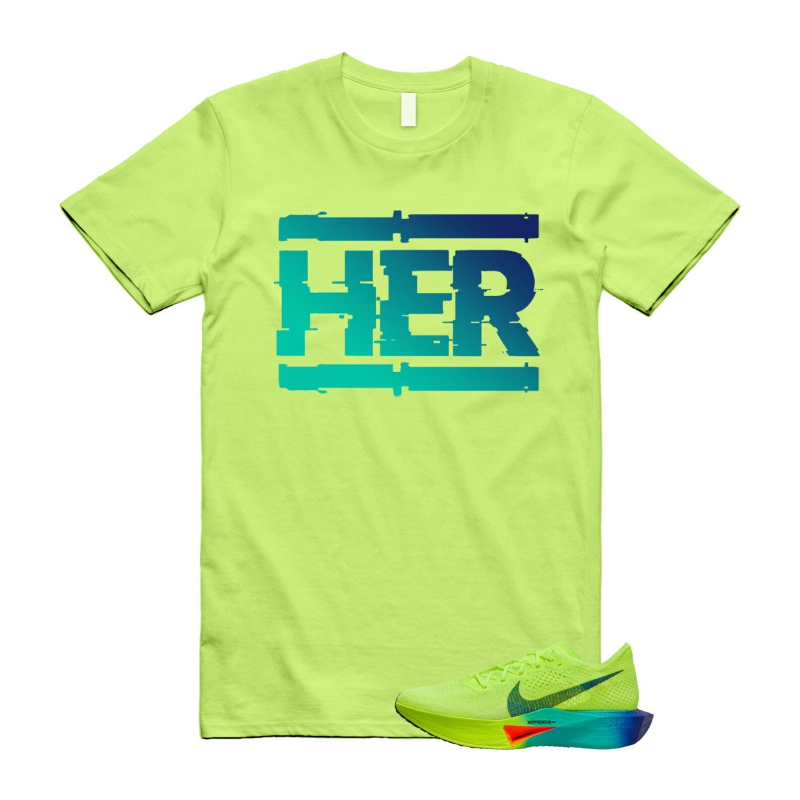 Volt Concord Air Zoom Alphafly 3 Dusty Cactus Total Orange T Shirt Match HER ,FD8311-700 T-Shirt, Sneaker Match Tee