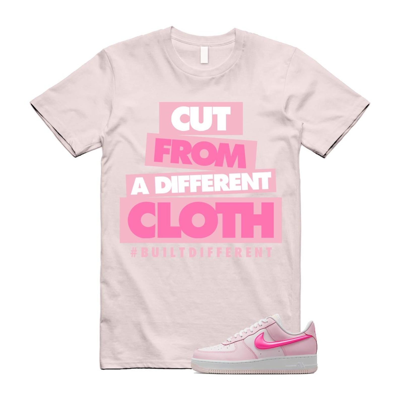 Air Force 1 '07 LX Pearl Pink Paw Print White Foam Playful T Shirt Match CLOTH ,HM3696-661 T-Shirt, Sneaker Match Tee