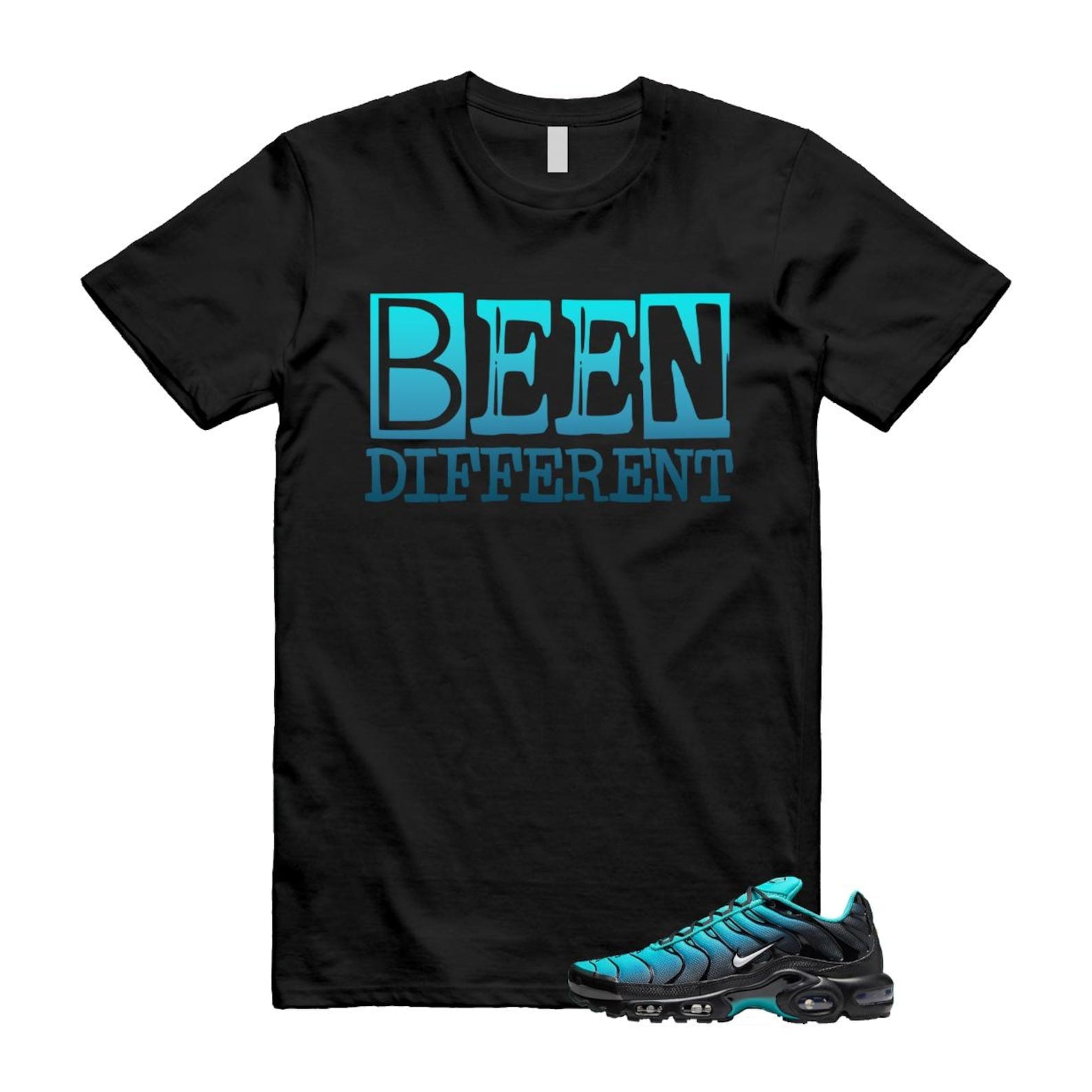 Air Max Light Retro Blue Black Summit White Plus T Shirt Match BEEN ,DM0032-401 T-Shirt, Sneaker Match Tee