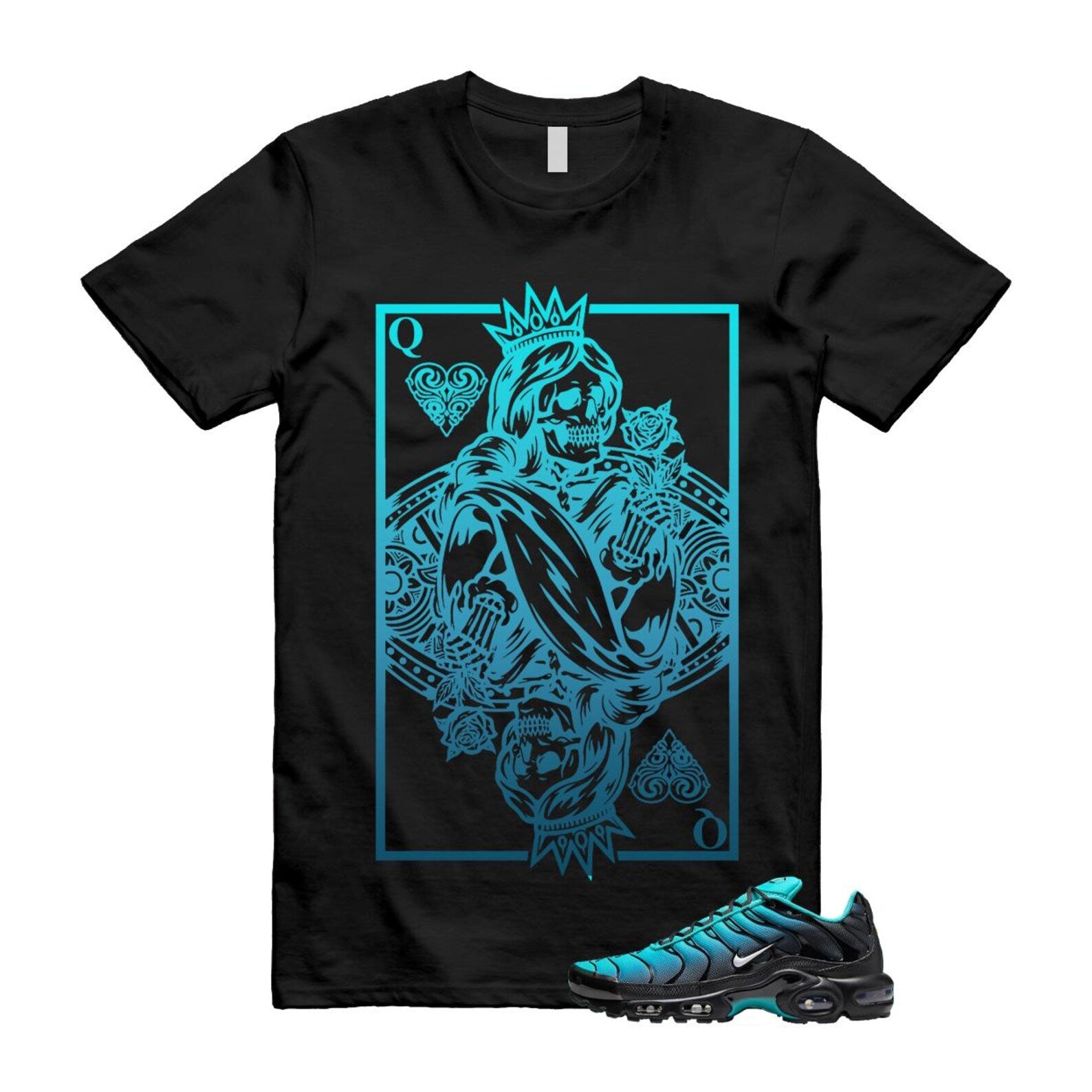 Air Max Light Retro Blue Black Summit White Plus T Shirt Match QC ,DM0032-401 T-Shirt, Sneaker Match Tee