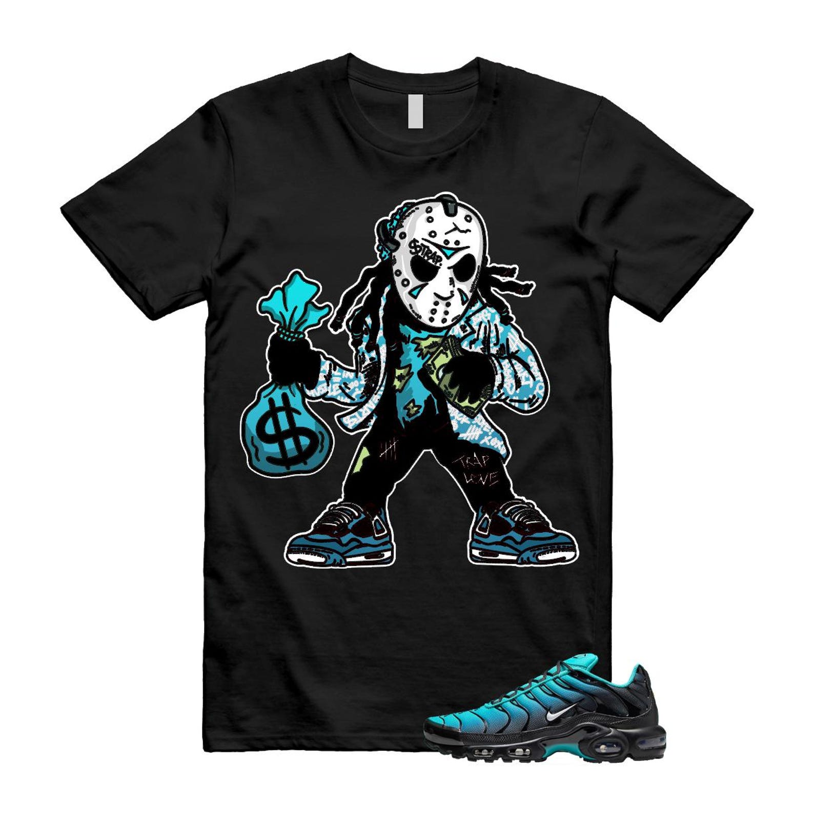 Air Max Light Retro Blue Black Summit White Plus T Shirt Match JASON ,DM0032-401 T-Shirt, Sneaker Match Tee