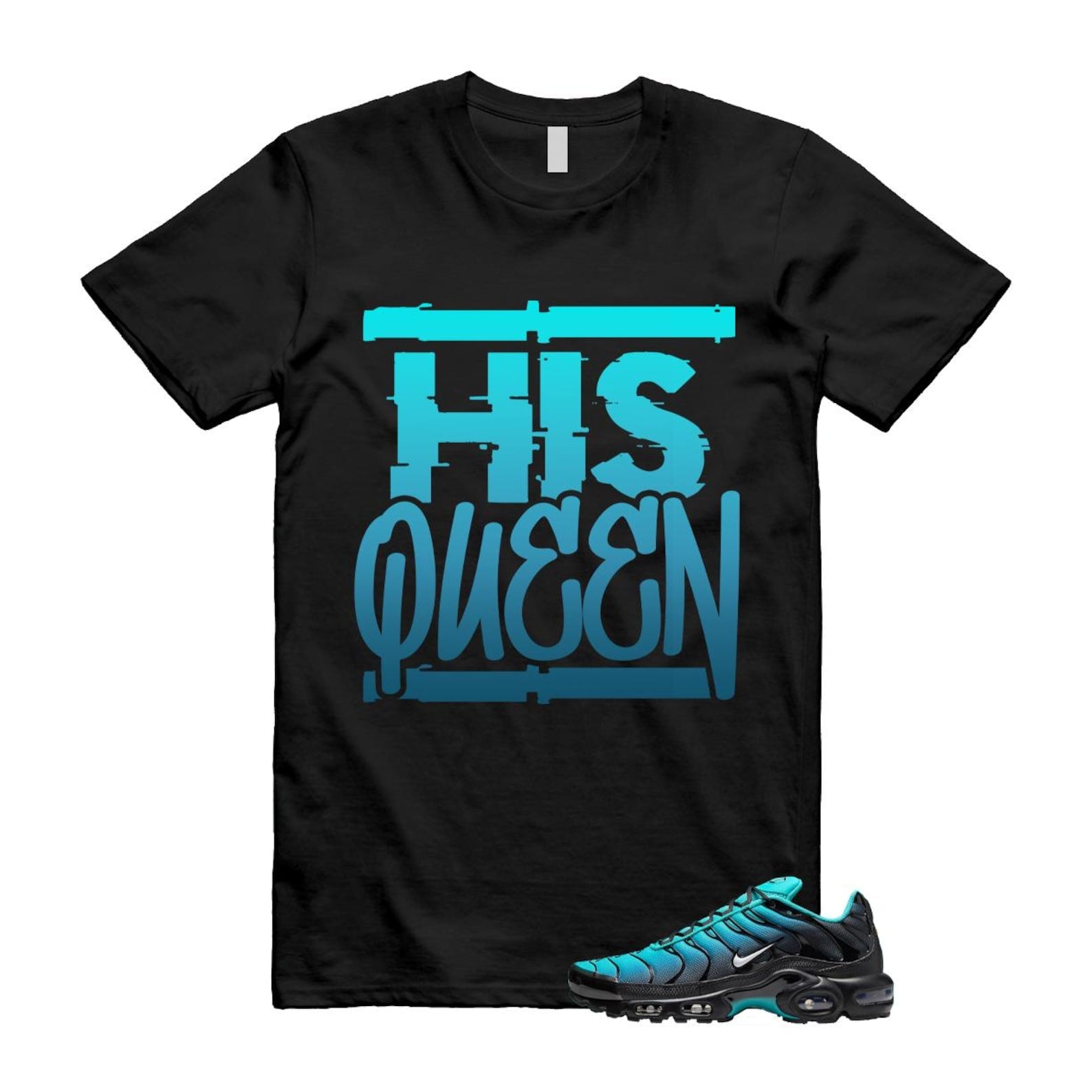 Air Max Light Retro Blue Black Summit White Plus T Shirt Match HQ ,DM0032-401 T-Shirt, Sneaker Match Tee
