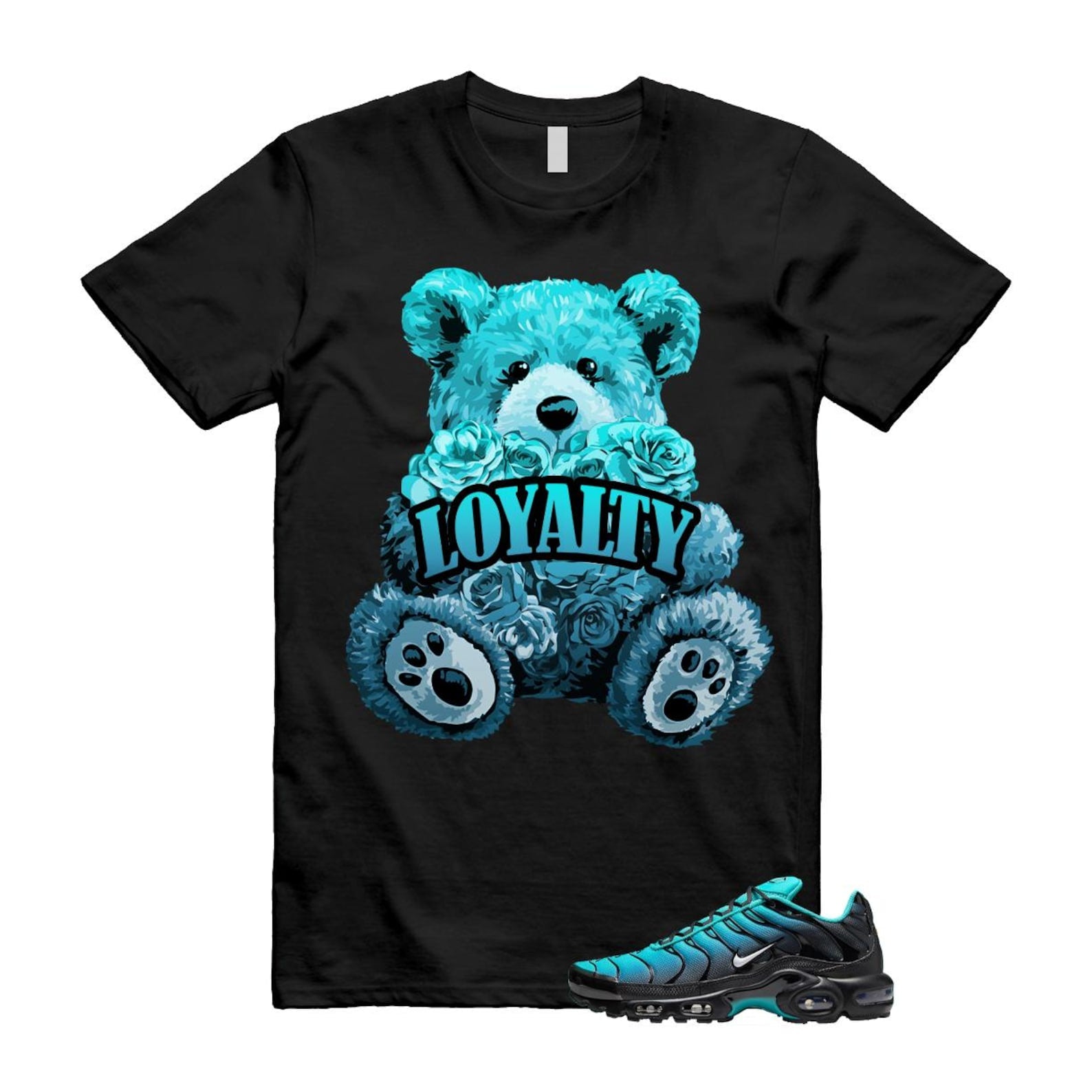 Air Max Light Retro Blue Black Summit White Plus T Shirt Match LYLTY ,DM0032-401 T-Shirt, Sneaker Match Tee