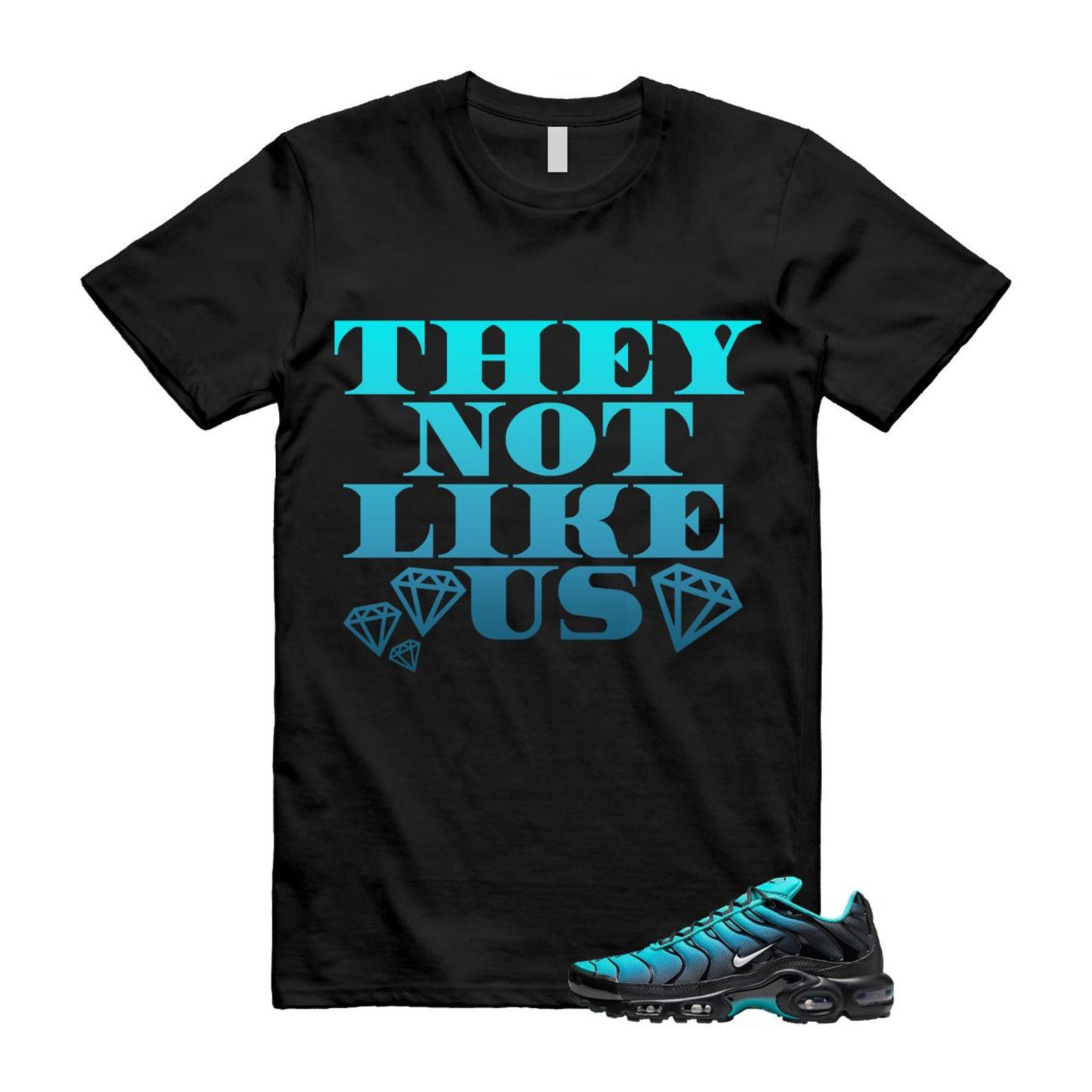 Air Max Light Retro Blue Black Summit White Plus T Shirt Match US2 ,DM0032-401 T-Shirt, Sneaker Match Tee