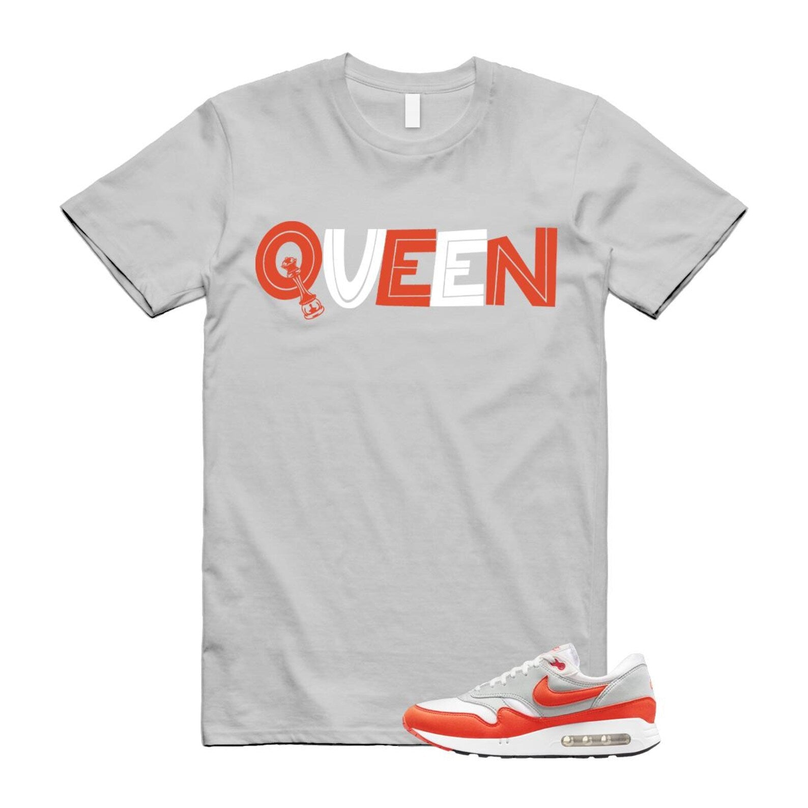 Air Max 1 Cosmic Clay Summit White Light Pumice '86 OG T Shirt Match QUEEN ,DQ3989-103 T-Shirt, Sneaker Match Tee