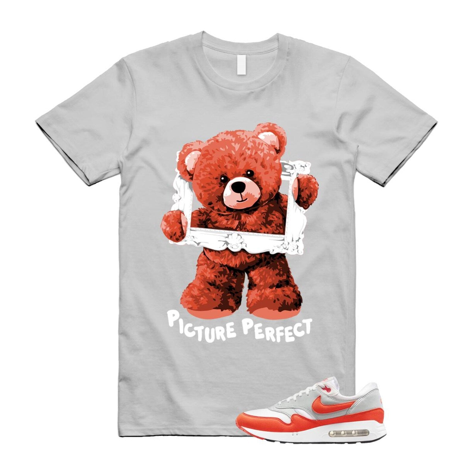 Air Max 1 Cosmic Clay Summit White Light Pumice '86 OG T Shirt Match PIC ,DQ3989-103 T-Shirt, Sneaker Match Tee