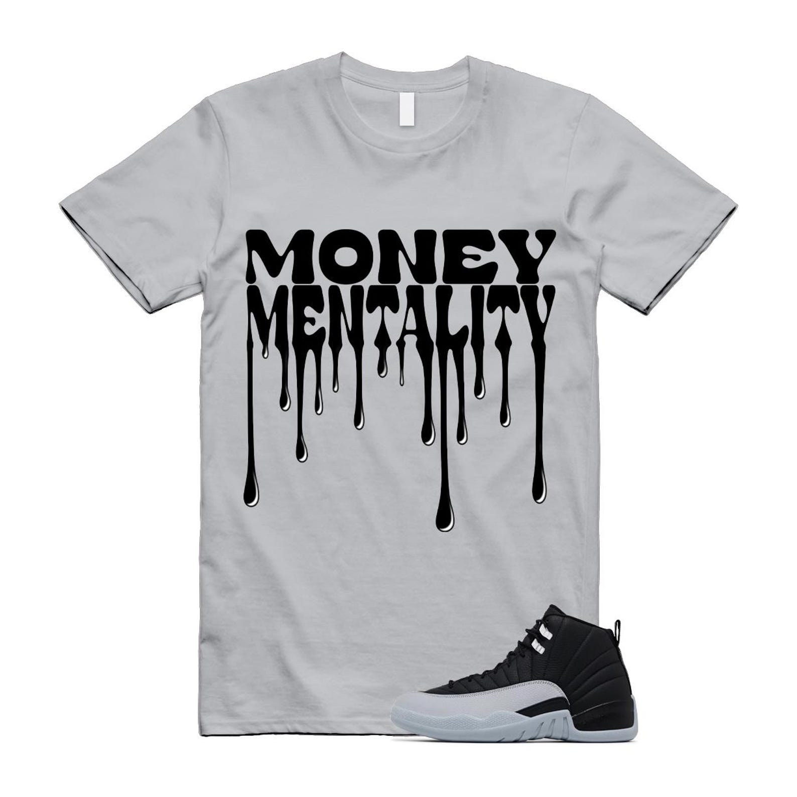 12 Barons Black Wolf Grey White Retro T Shirt Match MENTALITY ,CT8013-010 T-Shirt, Sneaker Match Tee